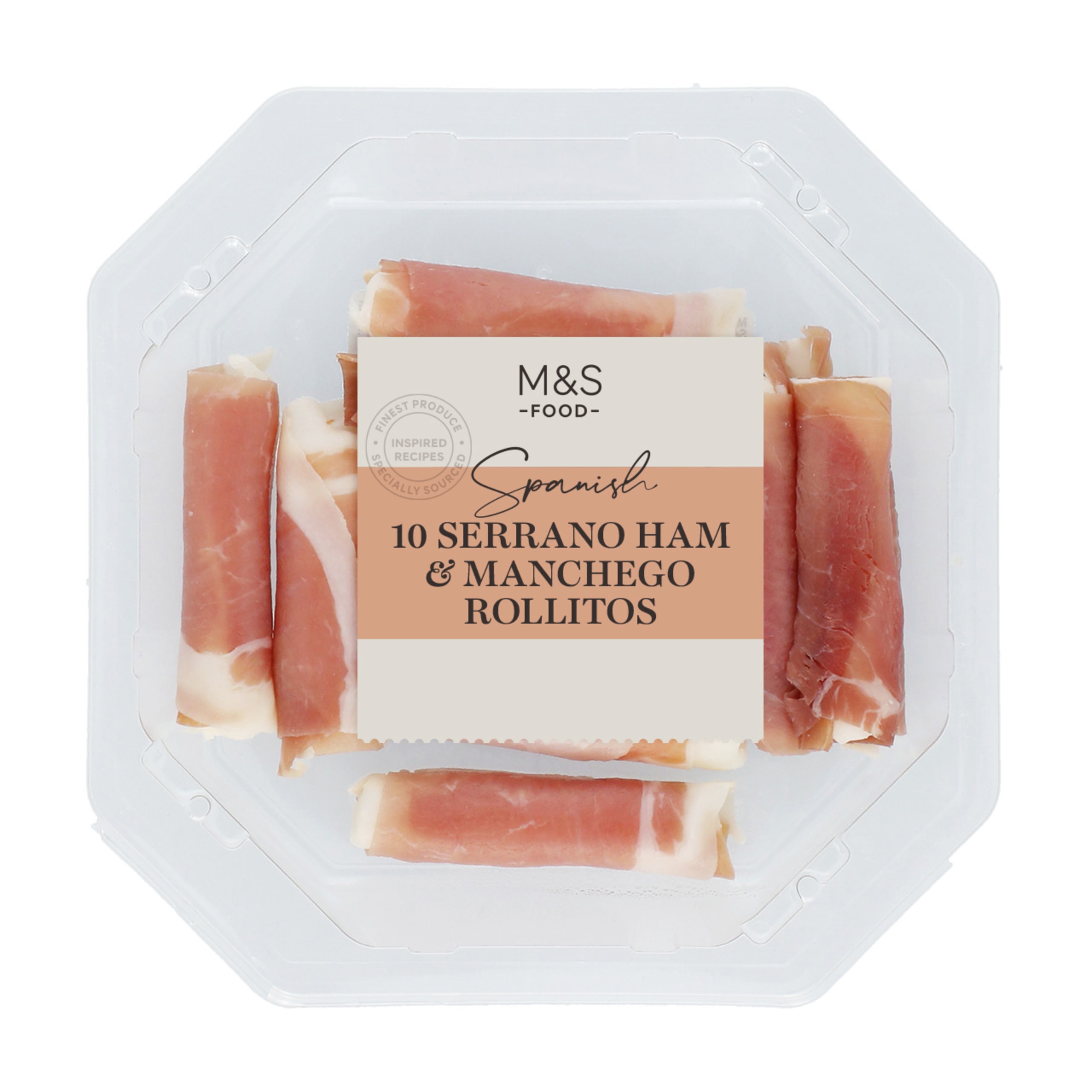 10 Spanish Serrano Ham and Manchego Rollitos 1 of 1