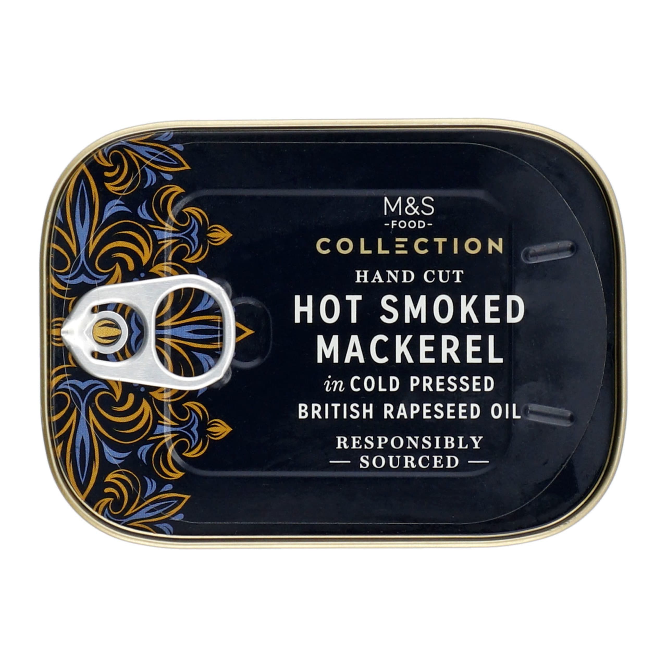 Hot Smoked Mackerel in Cold Pressed British Rapeseed Oil 1 of 1