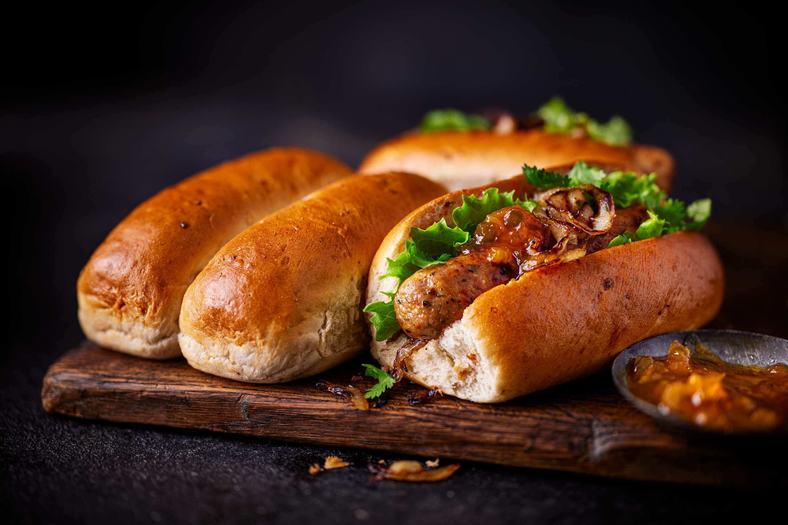 Japanese Style Fried Onion Hot Dog Milk Buns 2 of 2