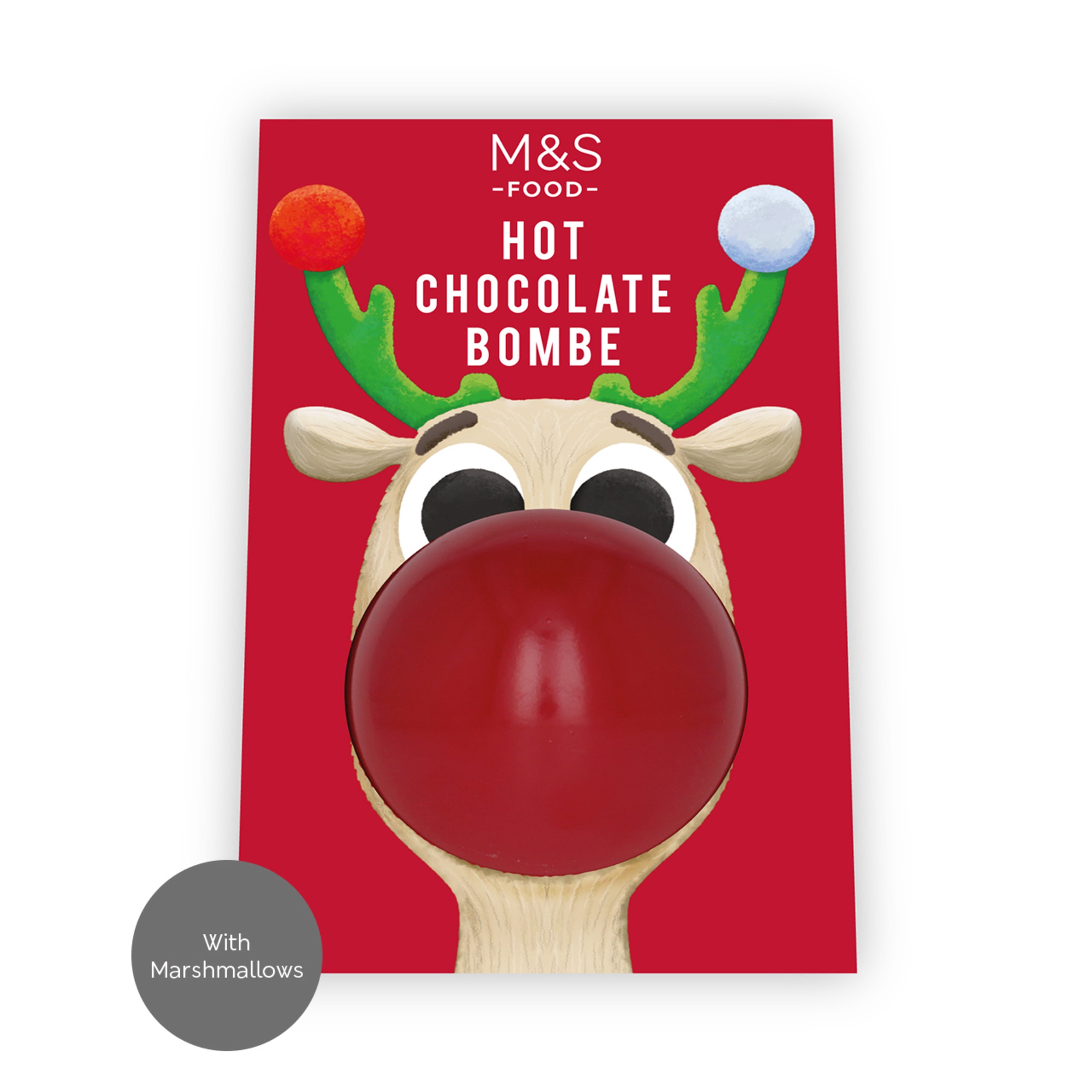 Reindeer Hot Chocolate Bombe 1 of 1