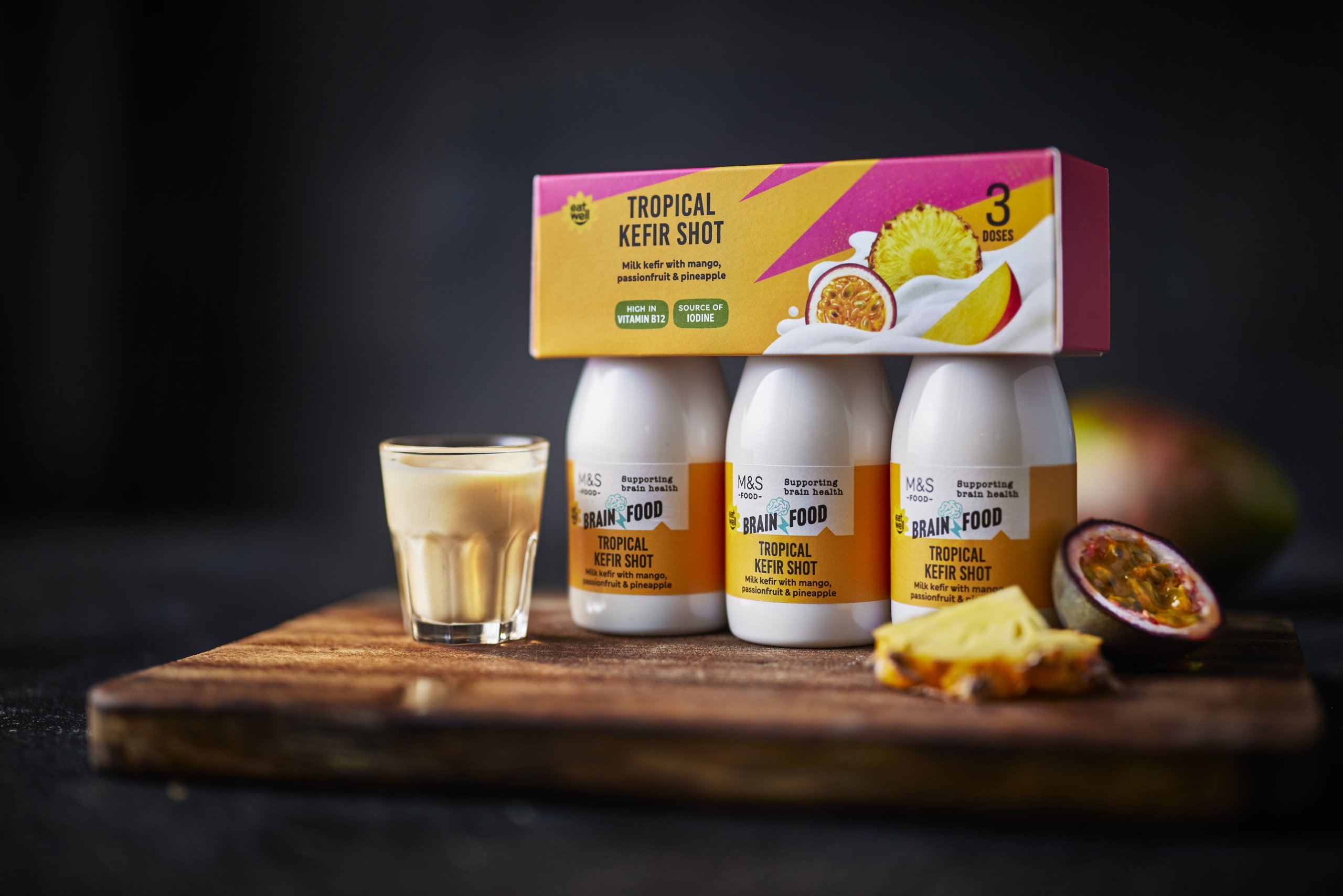 Brain Food Tropical Kefir Shot 2 of 2