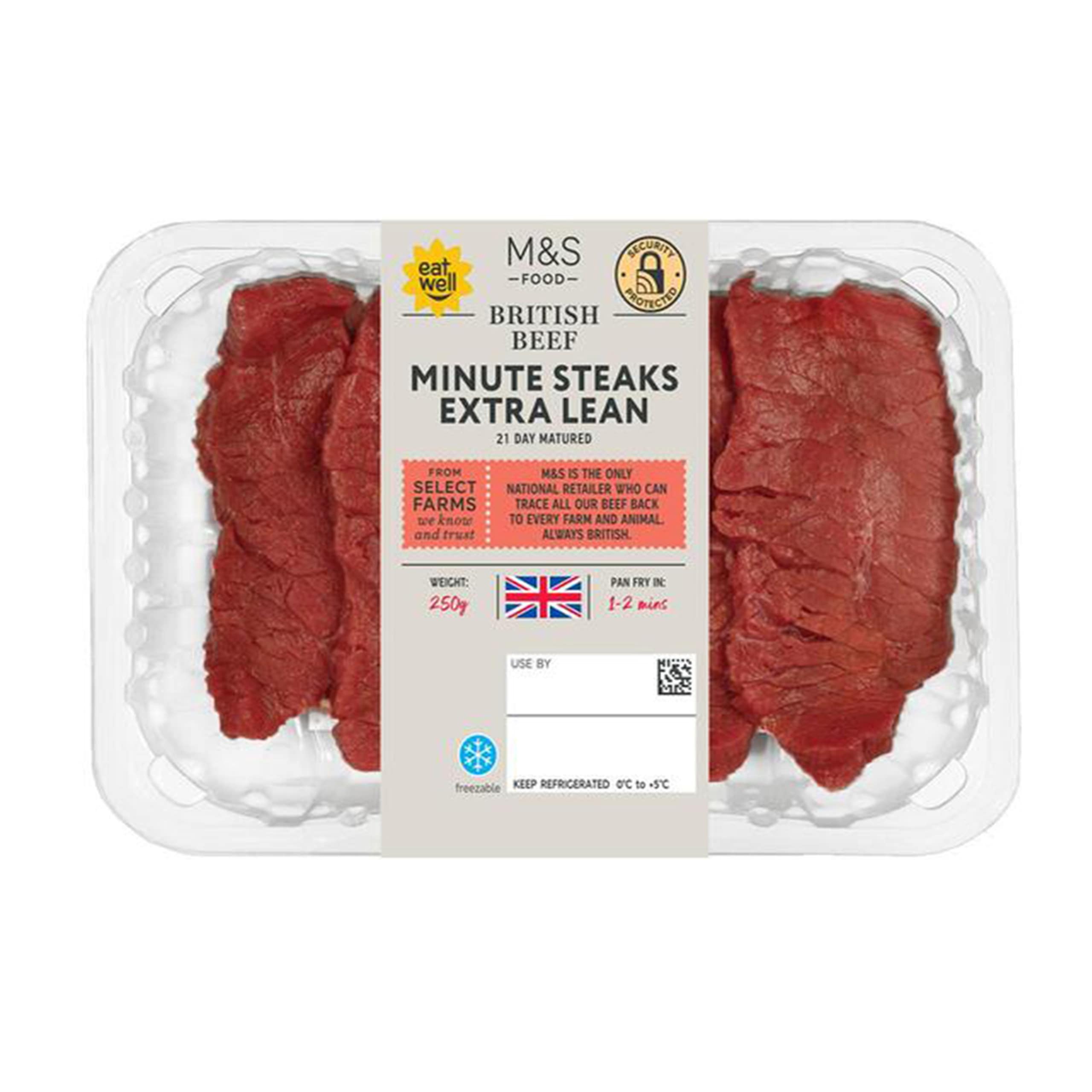 British Beef Minute Steak 1 of 1