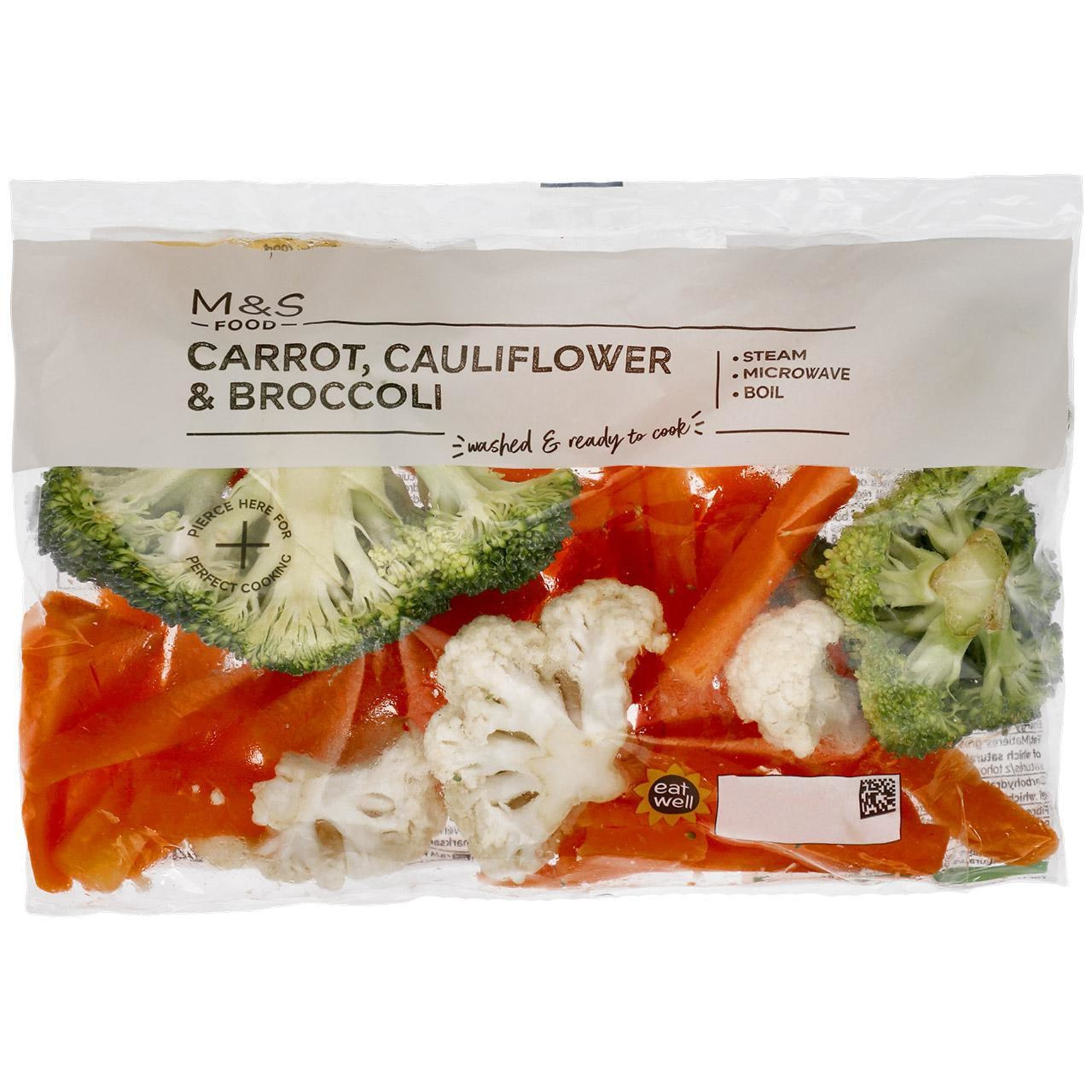 Carrots, Cauliflower and Broccoli 1 of 1