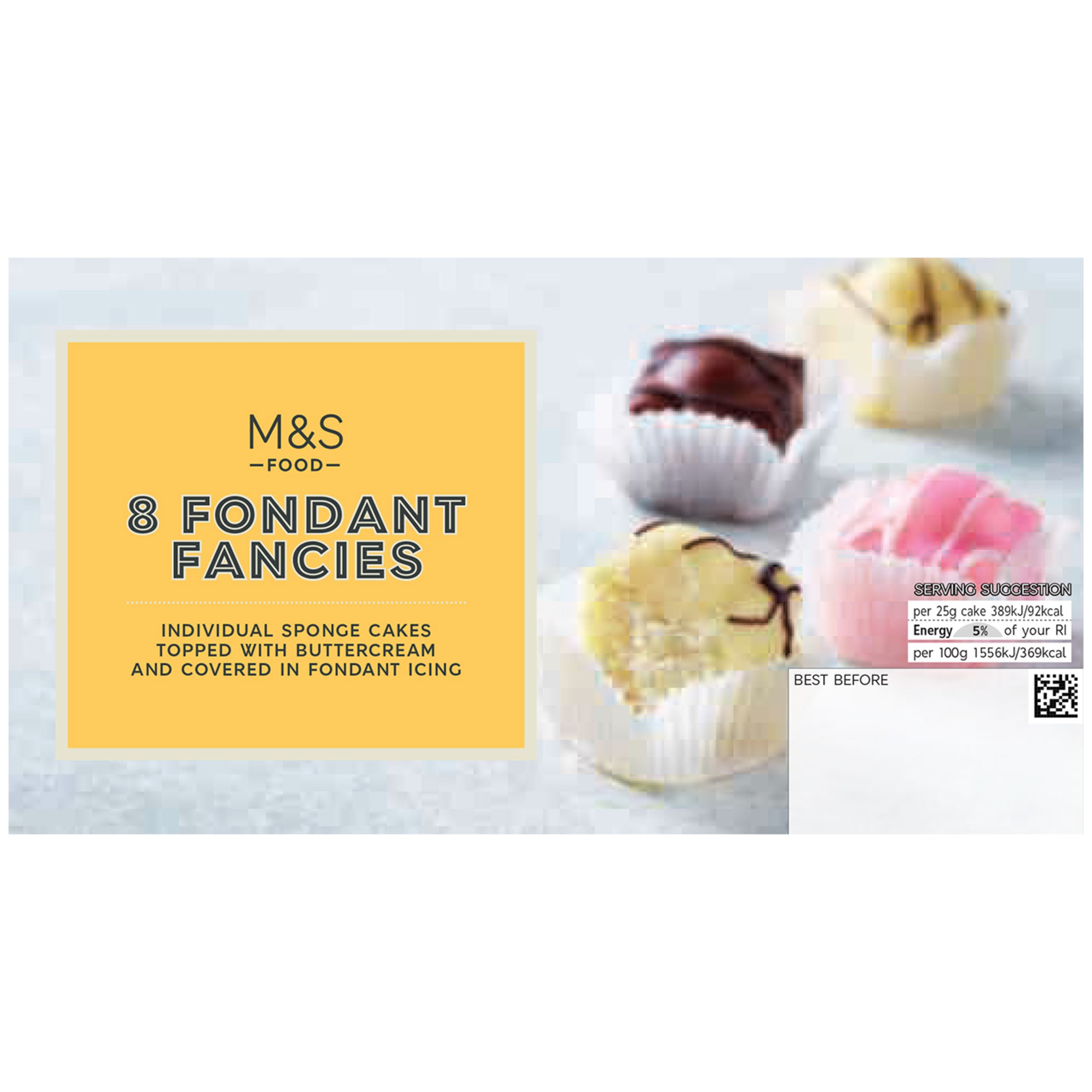 8 Fondant Fancies 1 of 1