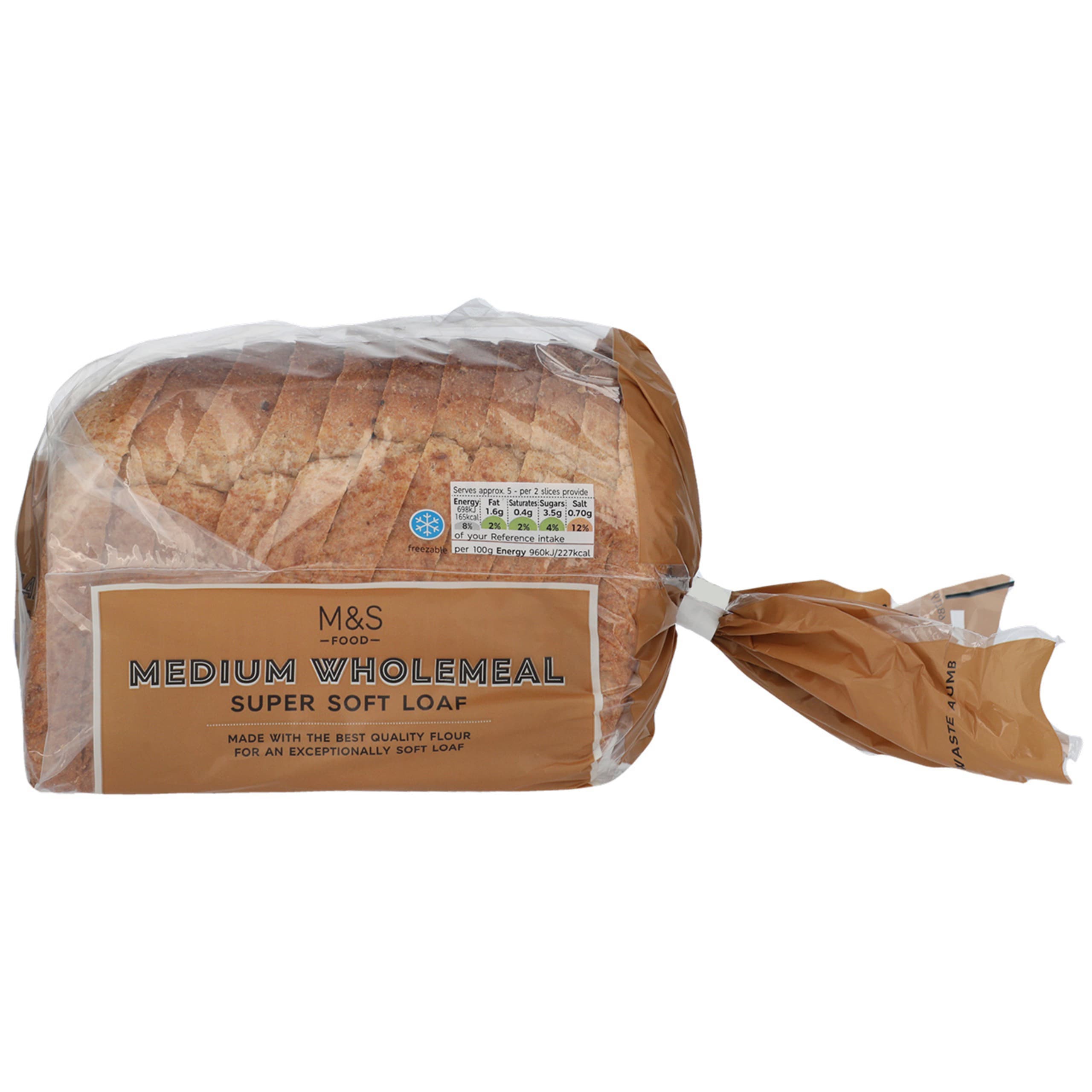 Medium Wholemeal Super Soft Loaf 1 of 1