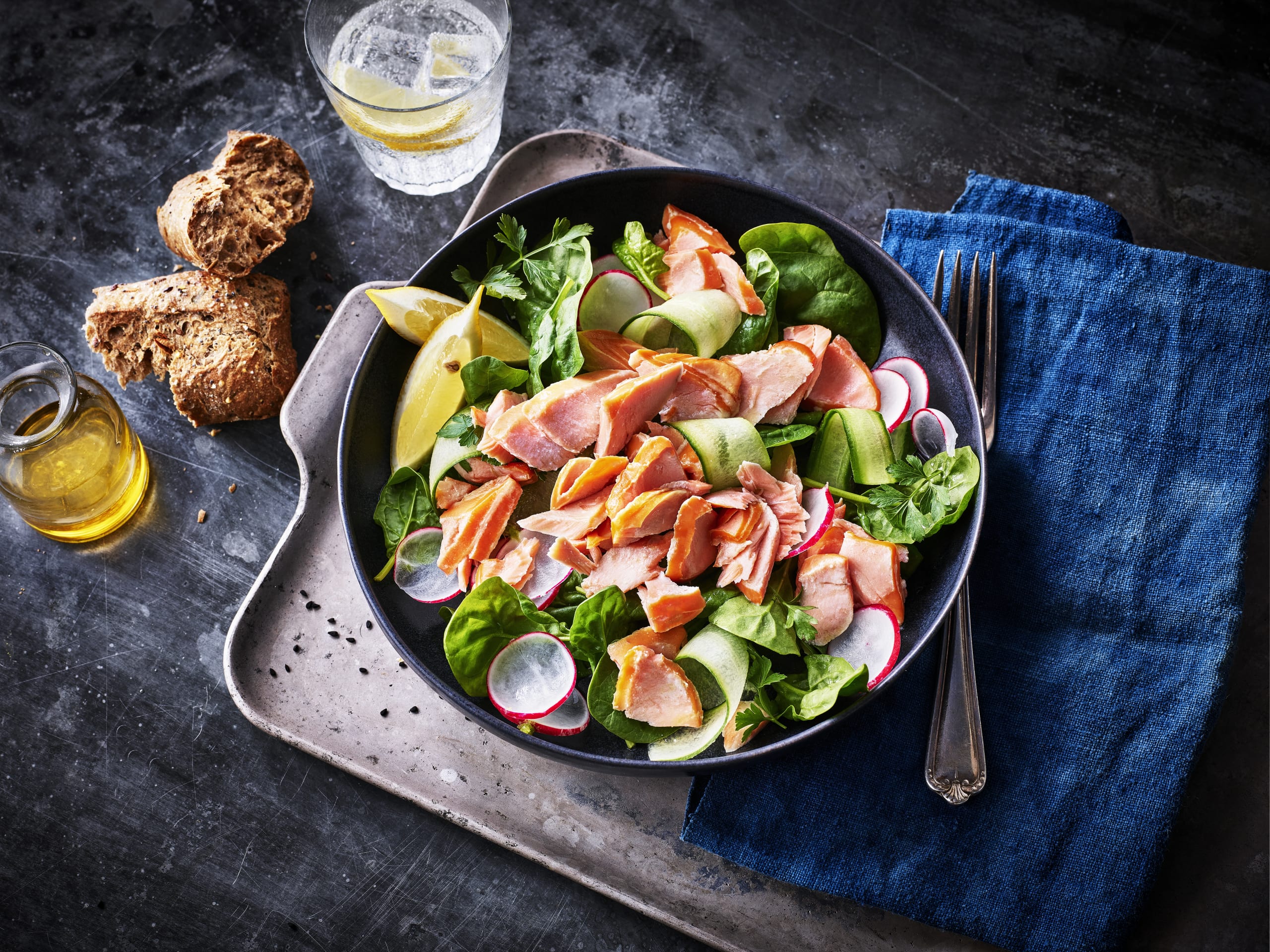Scottish Honey Roast Hot Smoked Salmon Flakes 2 of 2