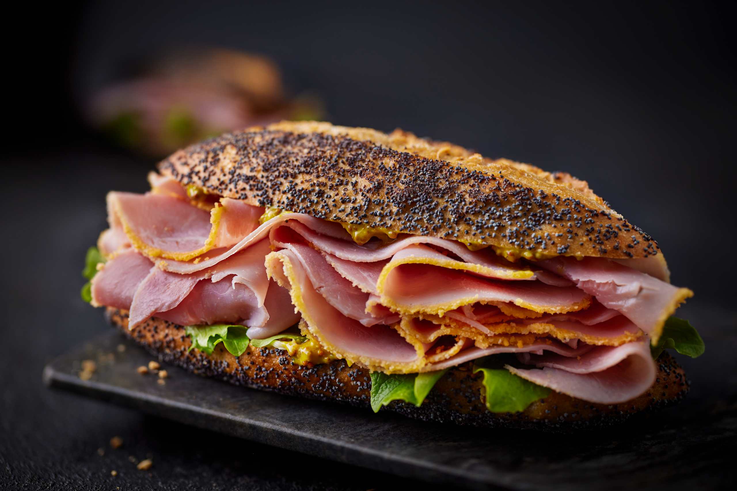 British Outdoor-Bred Sliced Breaded Ham 2 of 2