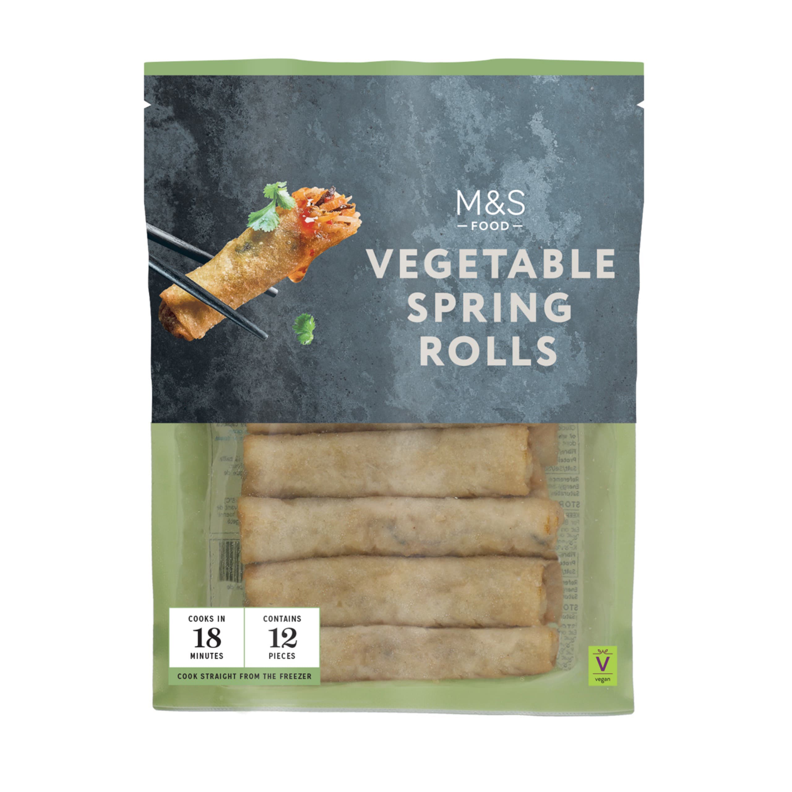 Hand Rolled Vegetable Spring Rolls 1 of 2