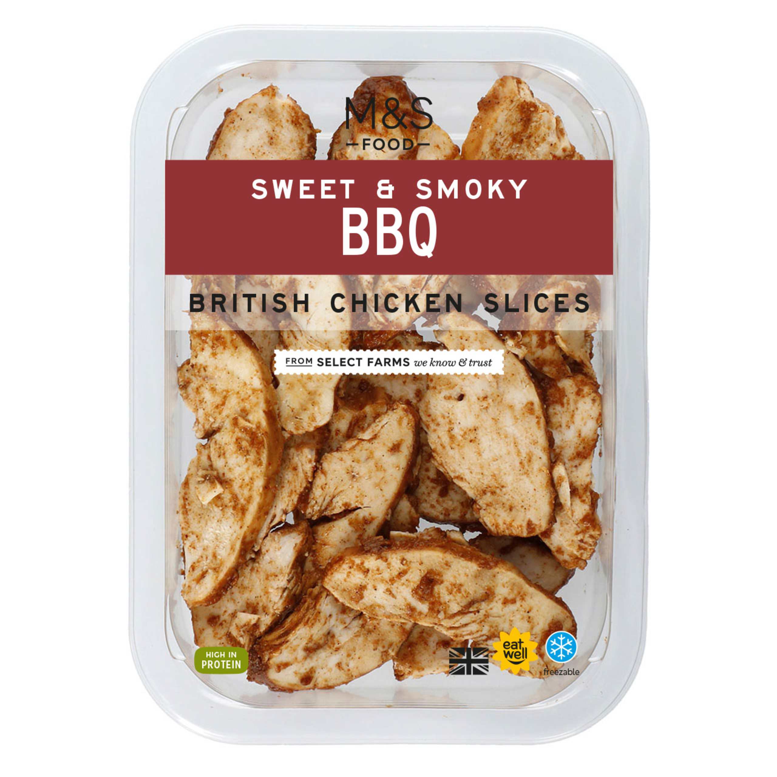 Sweet and Smoky BBQ British Chicken Slices 1 of 1