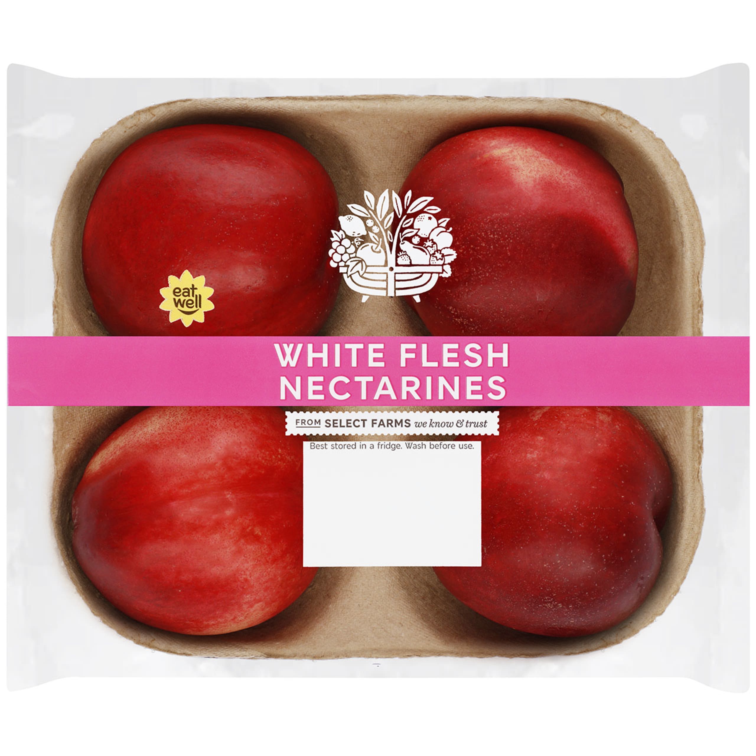 Perfectly Ripe White Flesh Nectarines 1 of 2