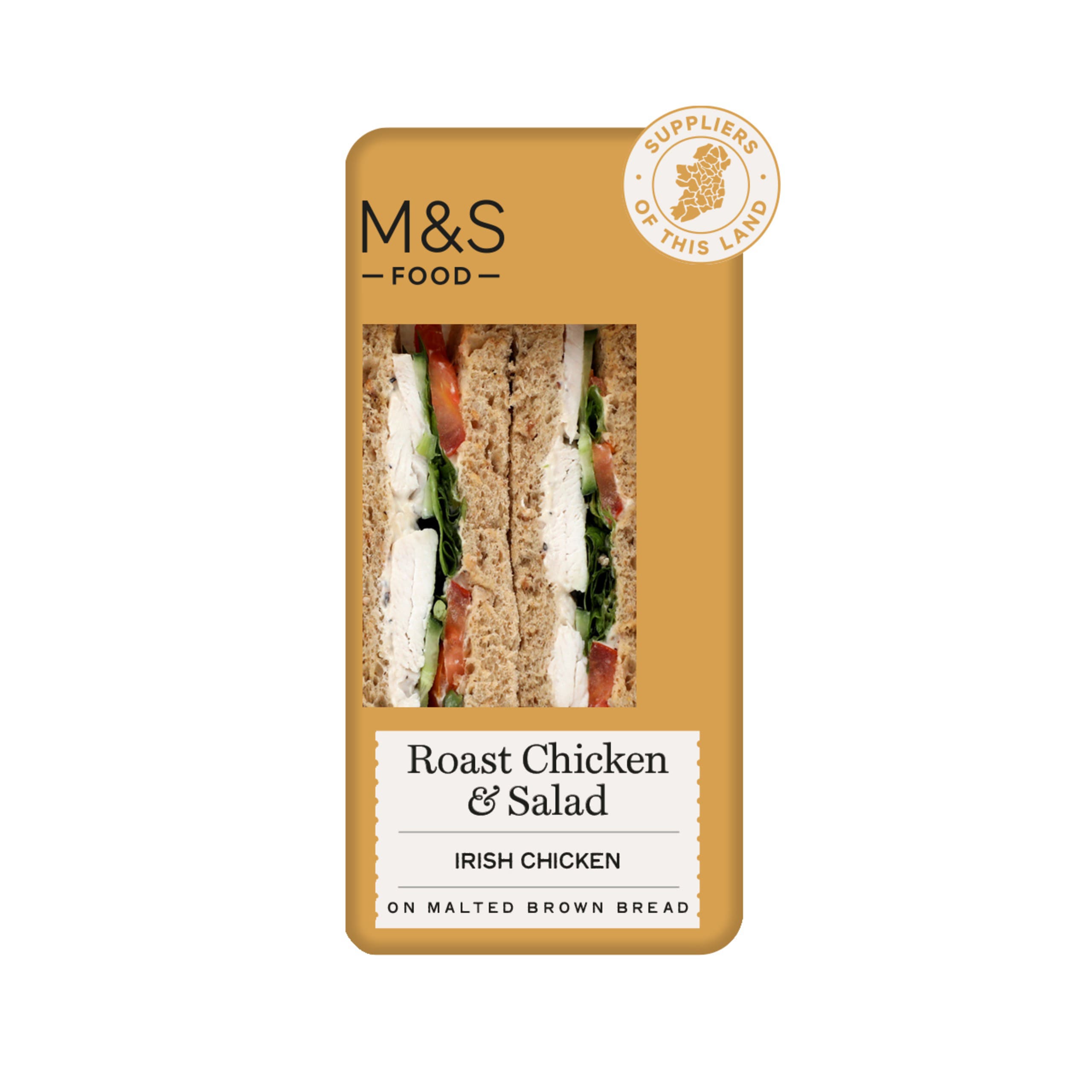 Roast Chicken and Salad Sandwich 1 of 2