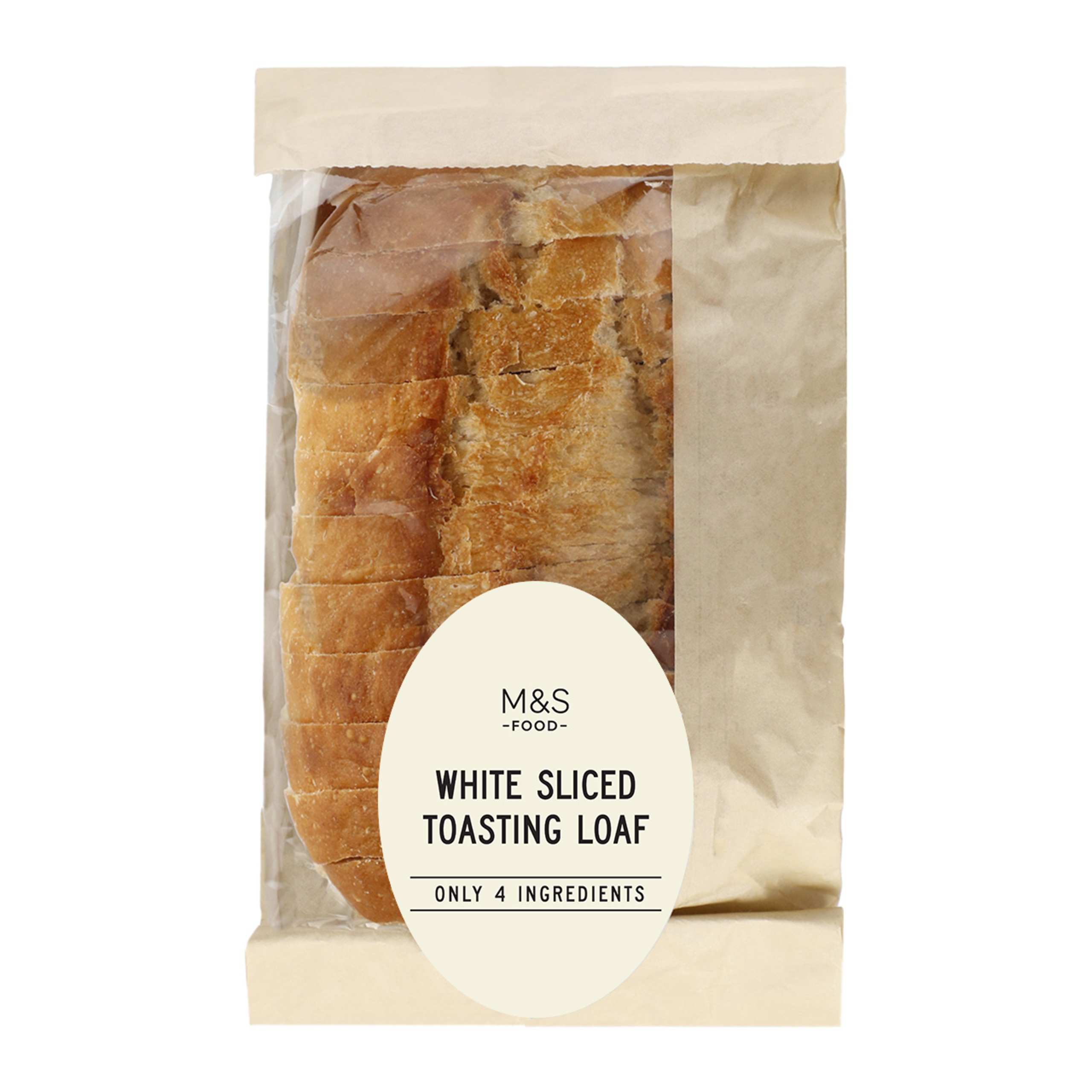 Only 4 Ingredients White Sliced Toasting Loaf 1 of 1