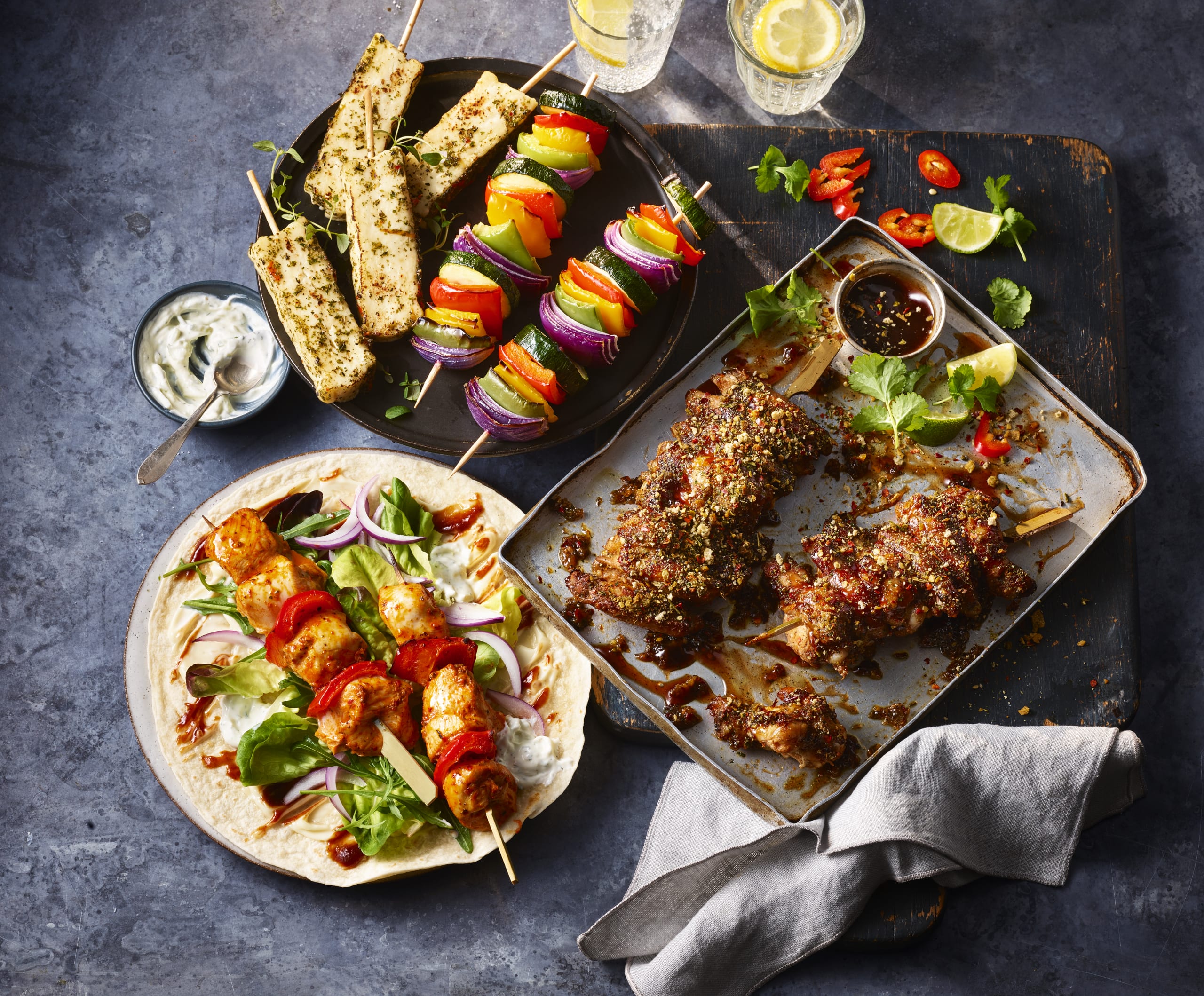 Herby Halloumi Kebabs 3 of 3
