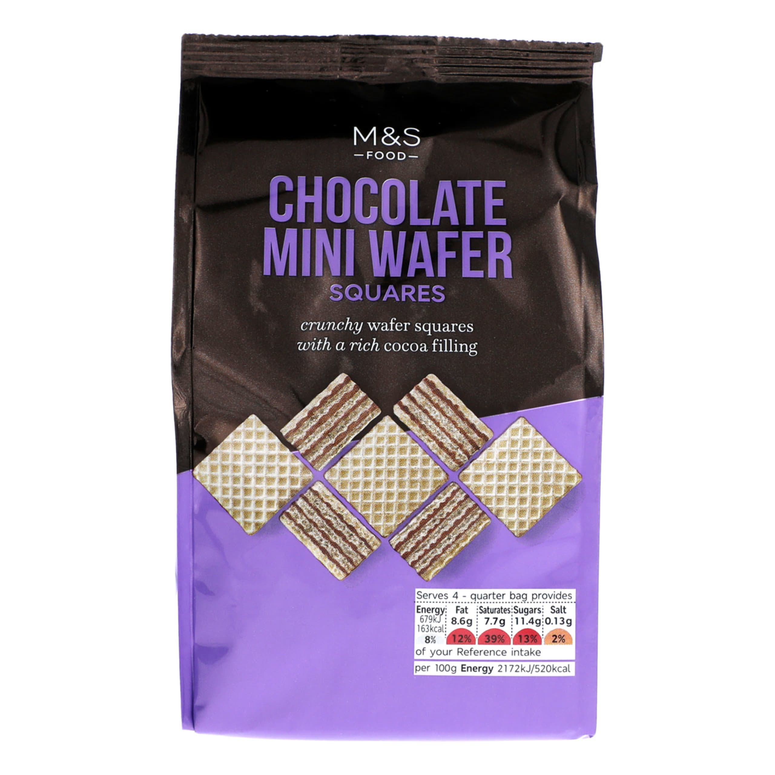 Chocolate Mini Wafer Squares 1 of 4