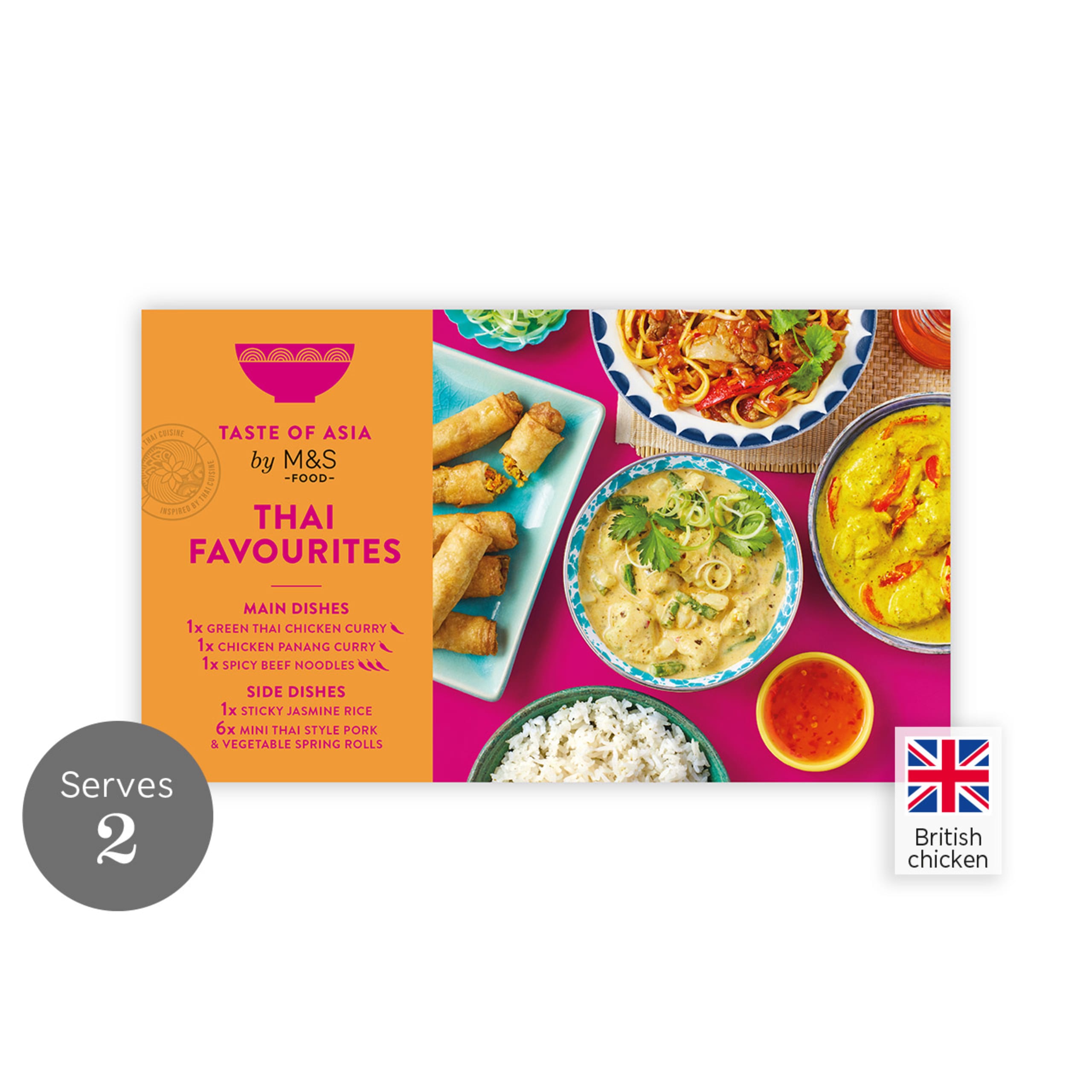 M&s thai green curry ready meal on sale