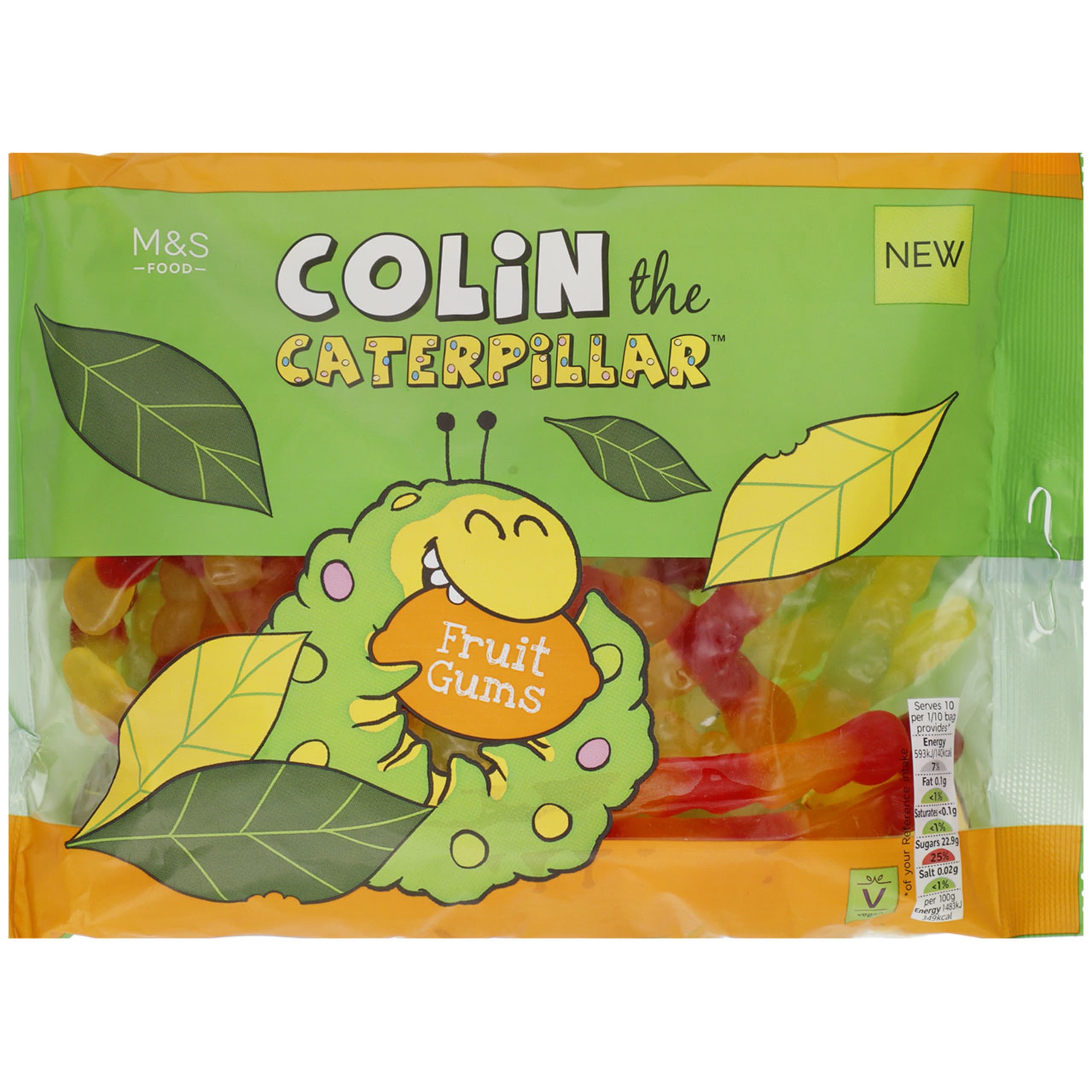 Colin the Caterpillar Fruit Flavour Gums 1 of 1