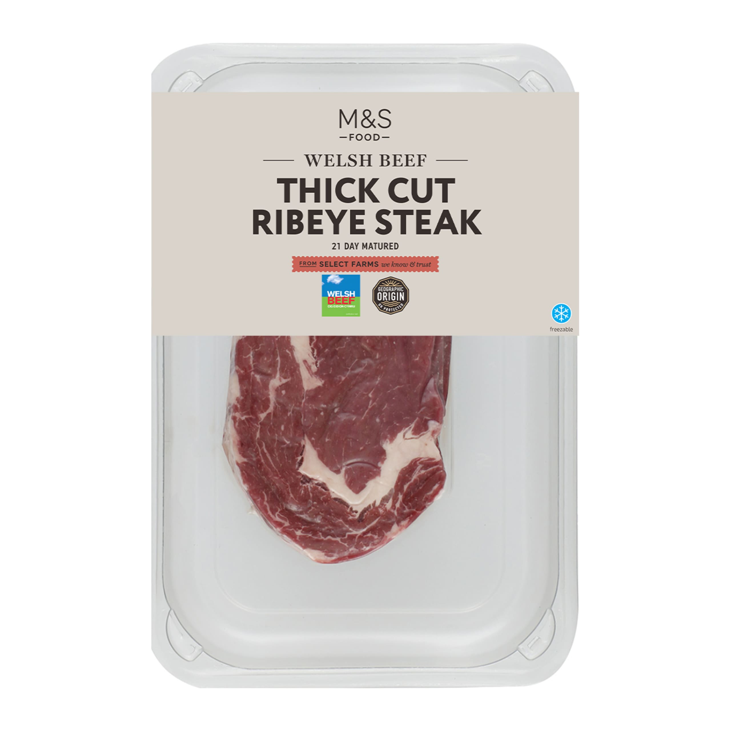 Welsh Thick Cut Ribeye Steak 1 of 1