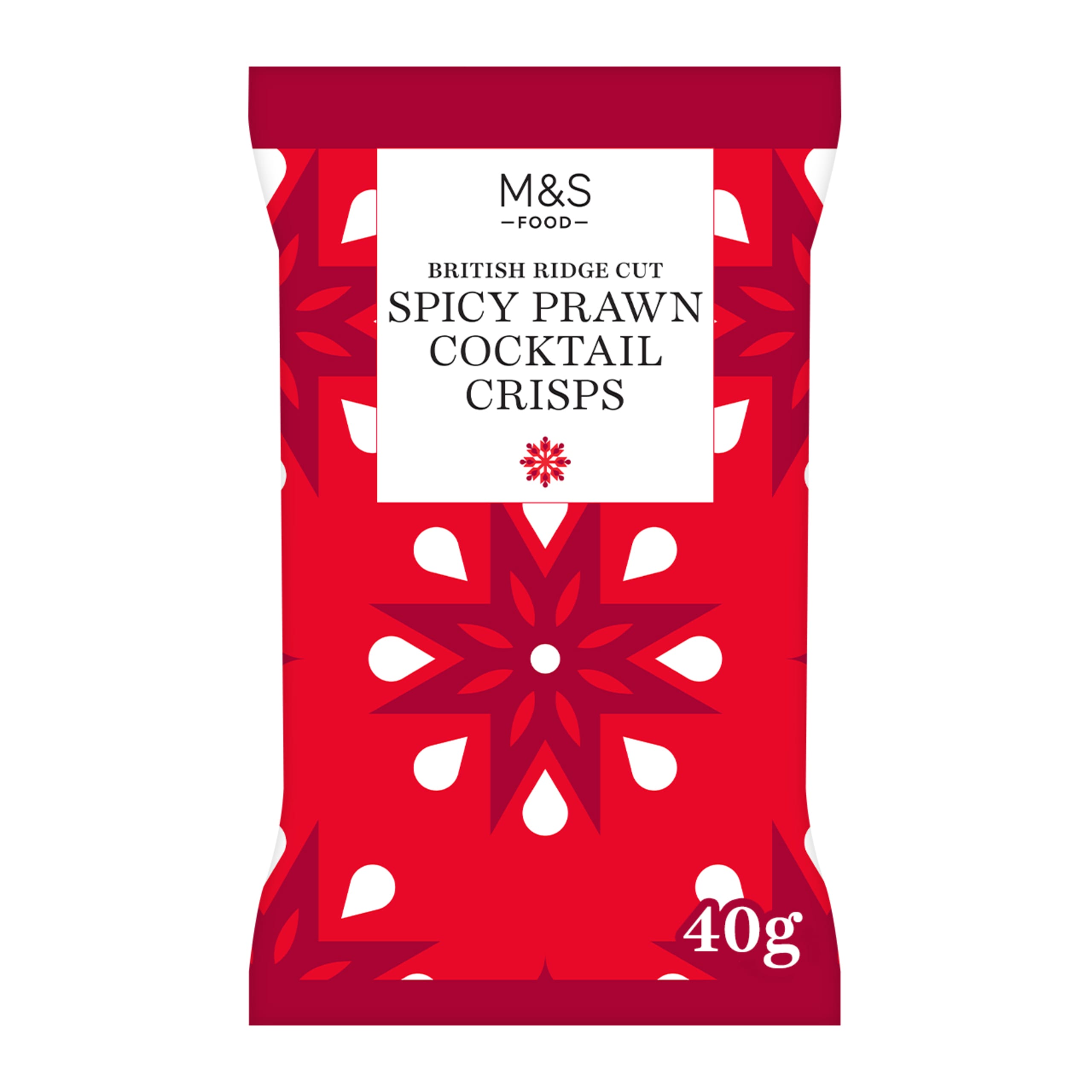 British Ridge Cut Spicy Prawn Cocktail Crisps 1 of 1