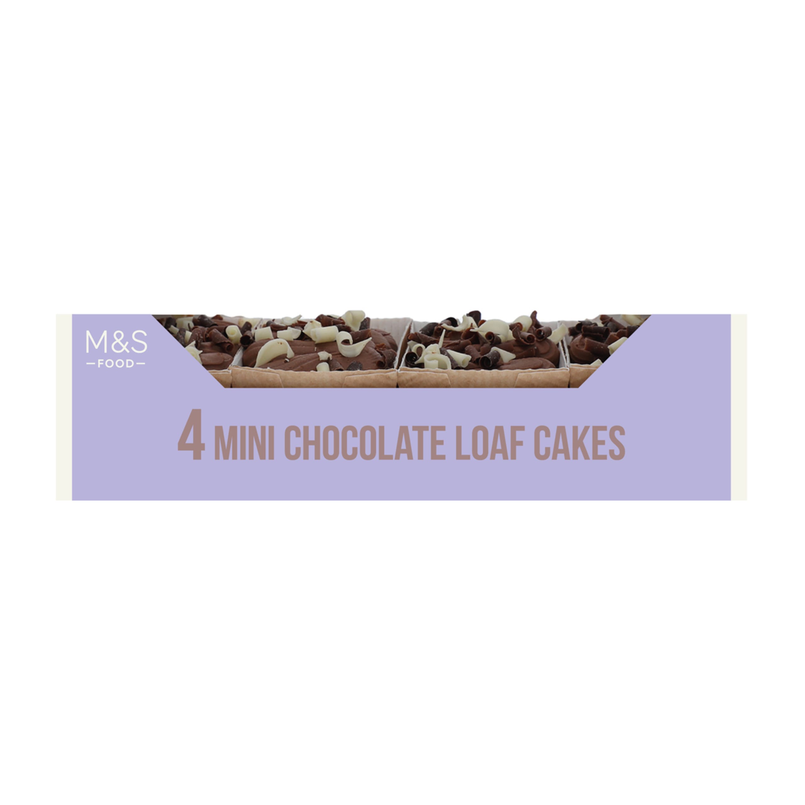 4 Mini Chocolate Loaf Cakes 1 of 1