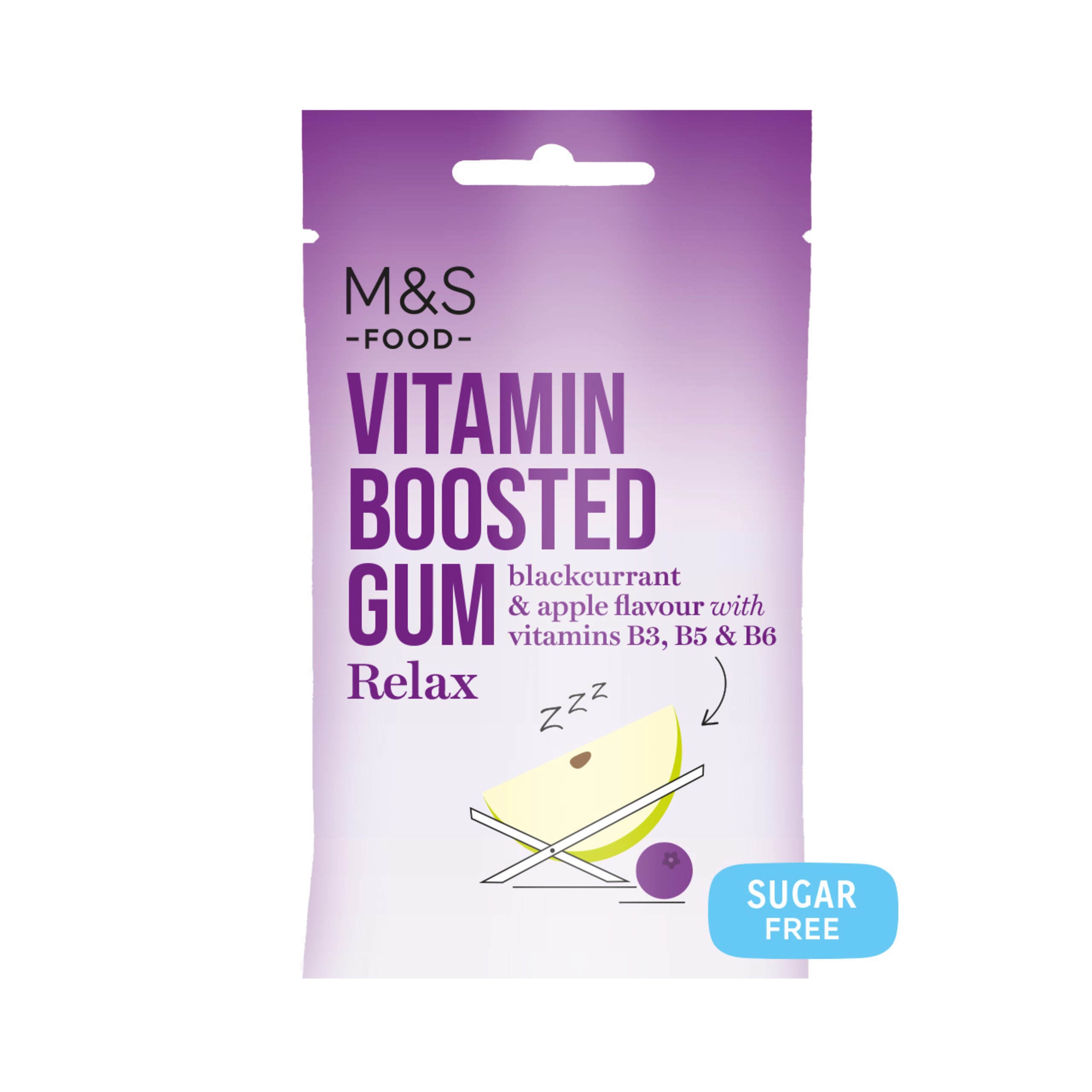 Sugar-Free Blackcurrant and Apple Flavour Chewing Gum 1 of 2