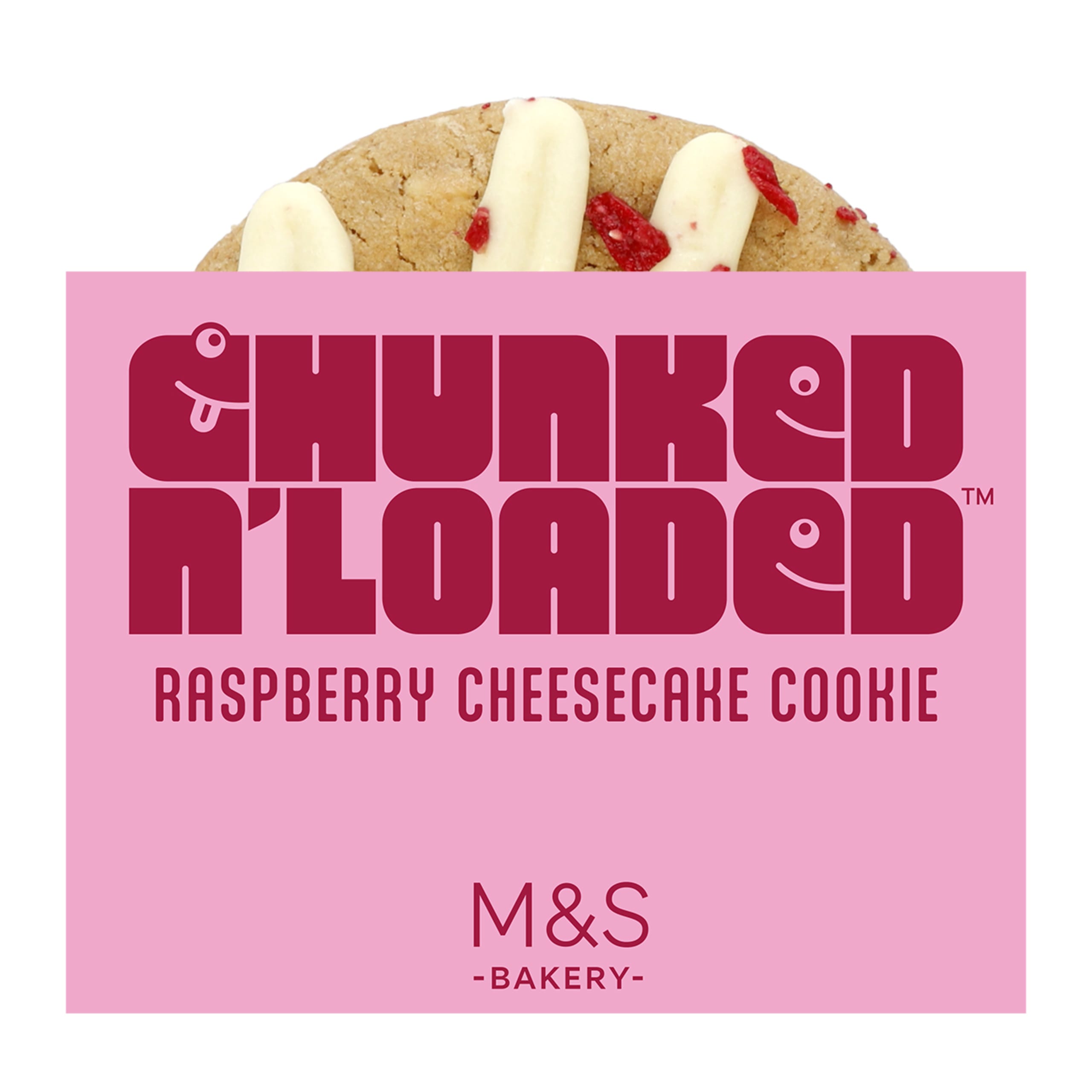 Chunked N’ Loaded Raspberry Cheesecake Cookie 1 of 2