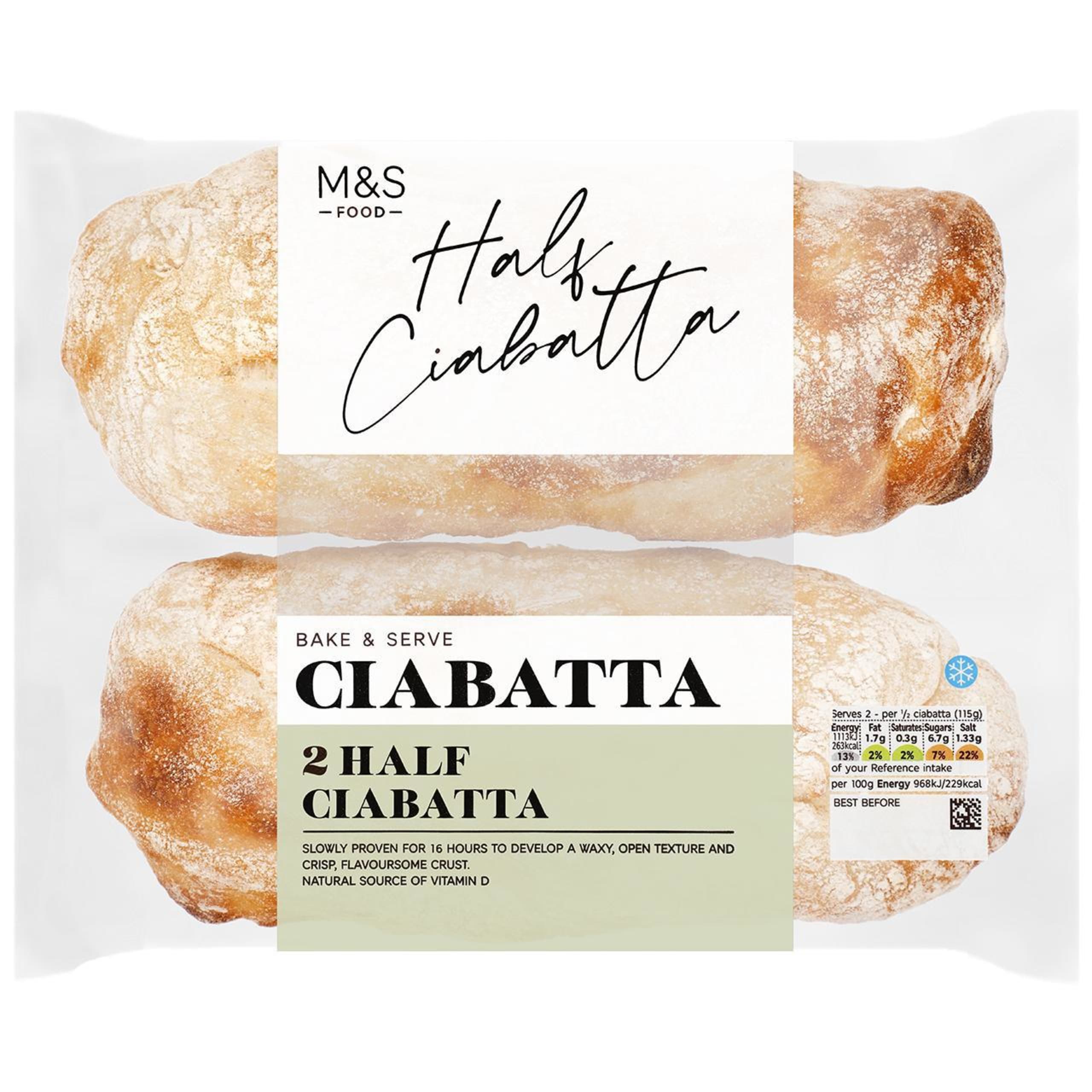 2 Half Ciabatta 1 of 1
