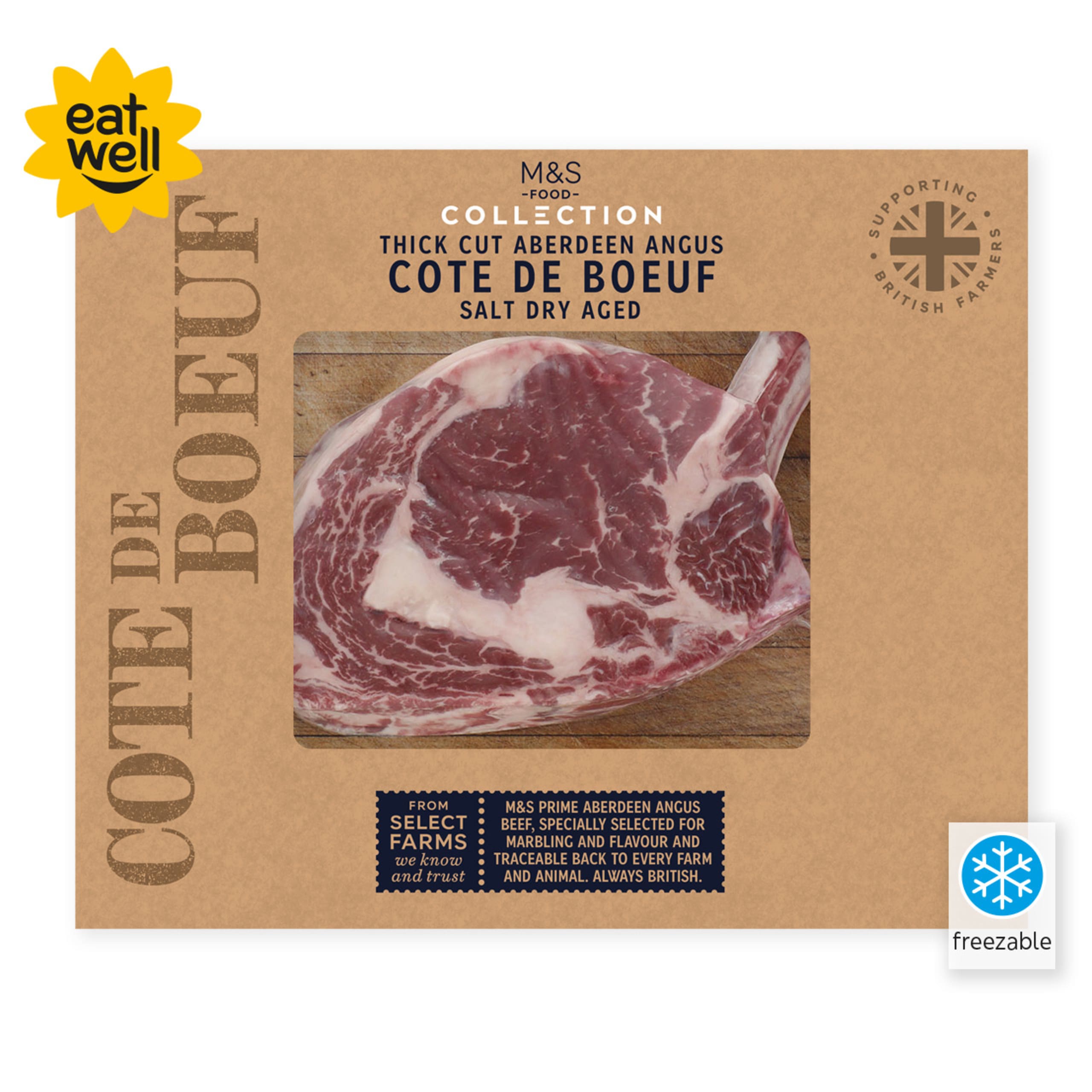 Collection Thick Cut Aberdeen Angus Cote de Boeuf 1 of 1