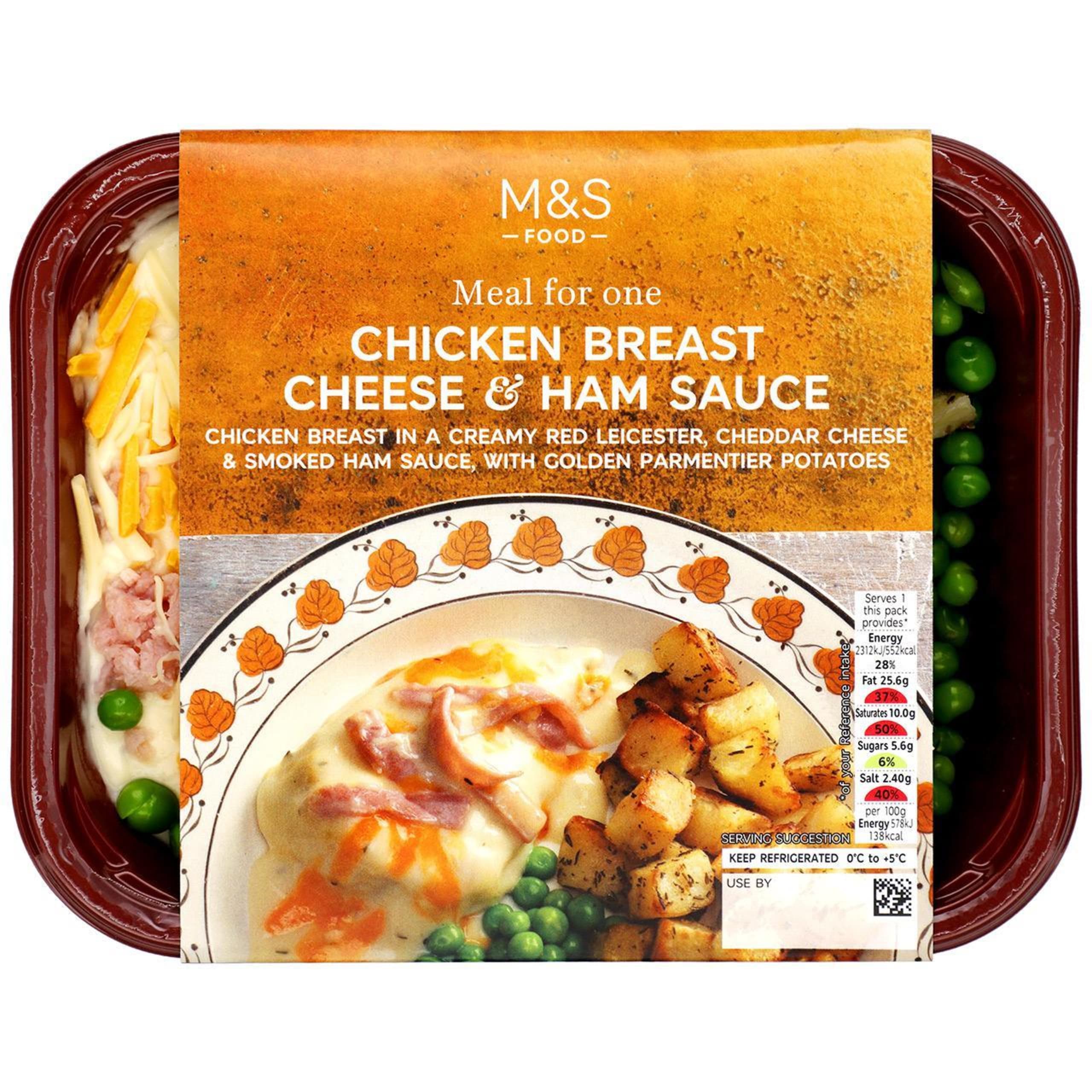 Chicken Breast Cheese & Ham Sauce 1 of 1