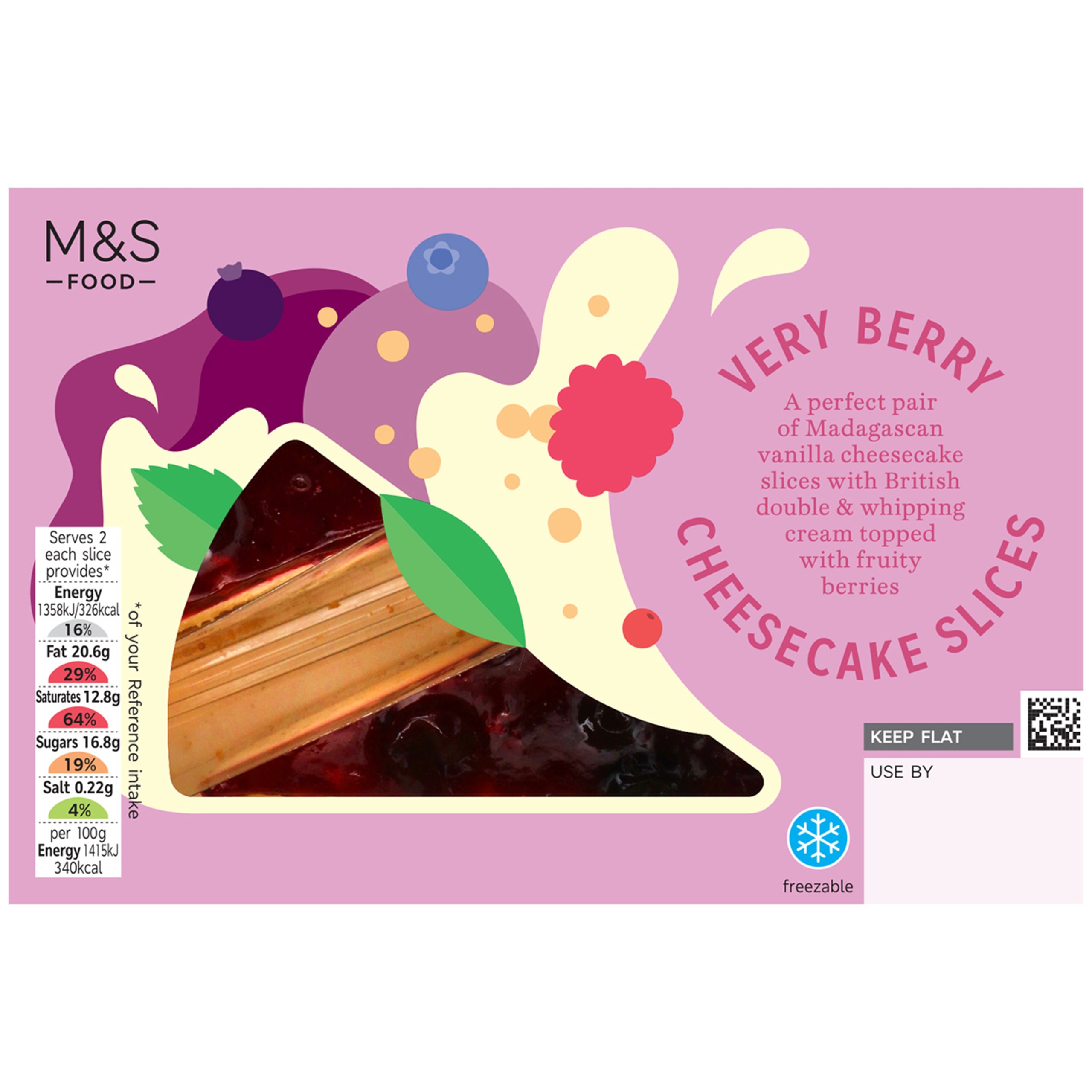 Very Berry 2 Cheesecake Slices 1 of 1