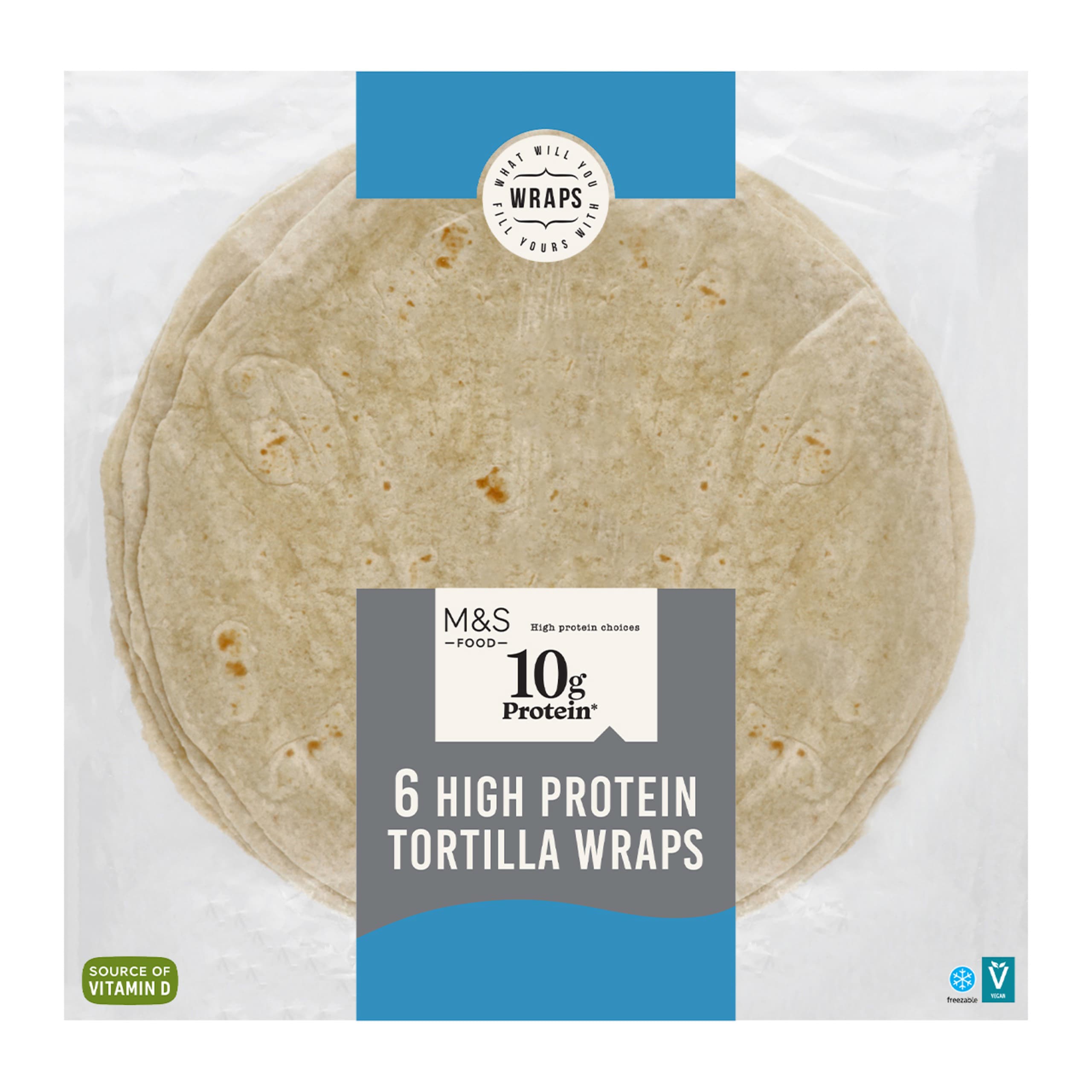 6 High Protein Tortilla Wraps 1 of 2