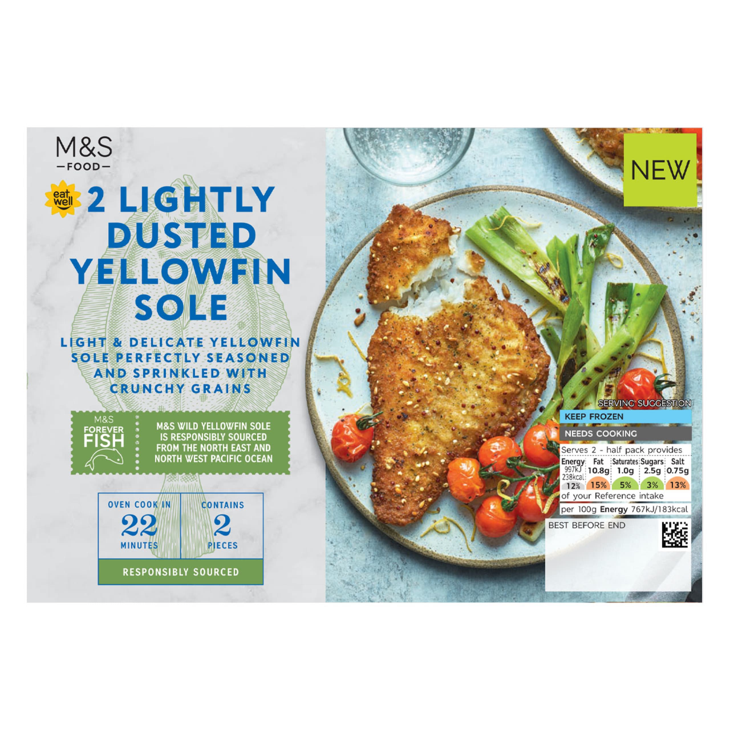 Lightly Dusted Yellowfin Sole 1 of 1