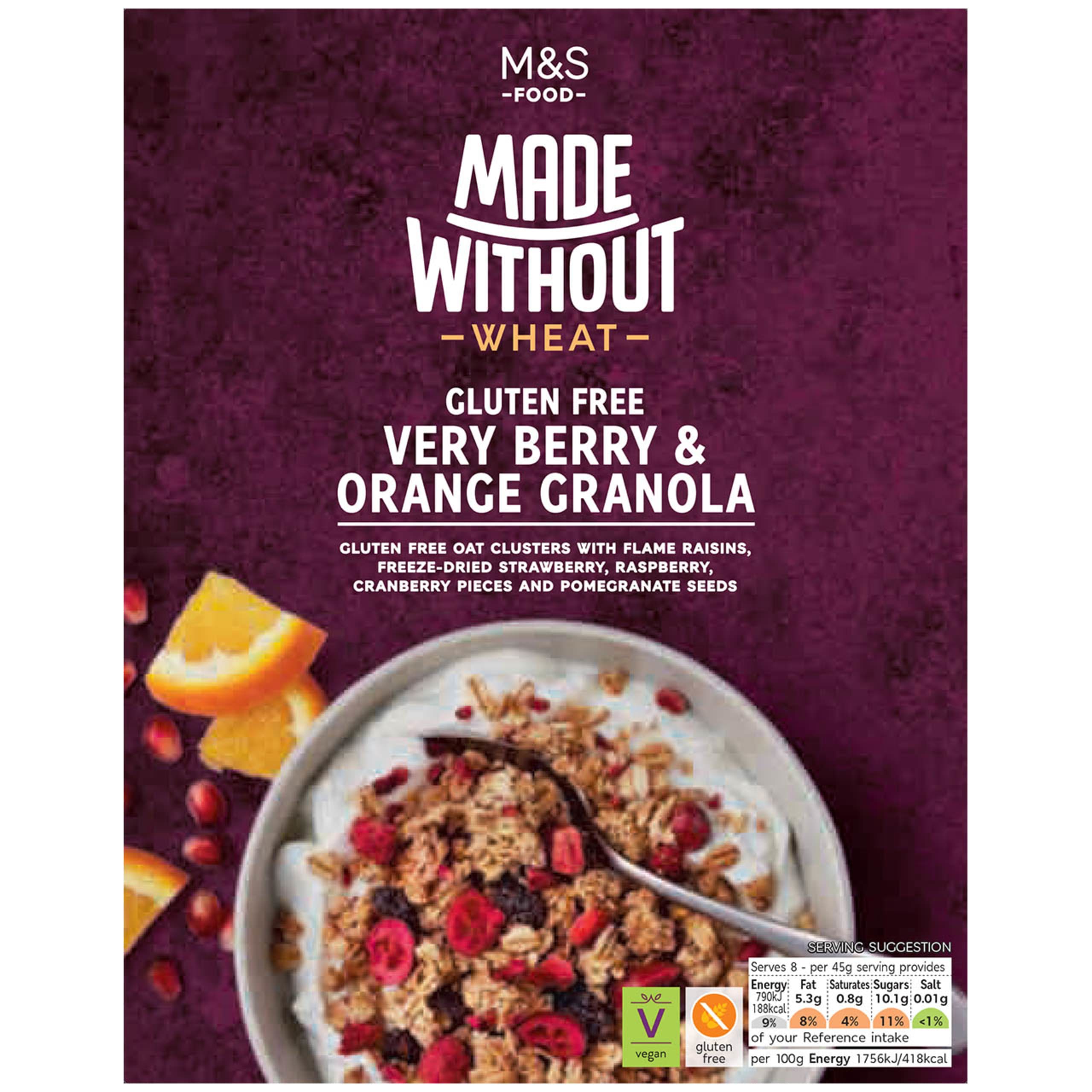 Made Without Wheat Very Berry and Orange Granola 1 of 1