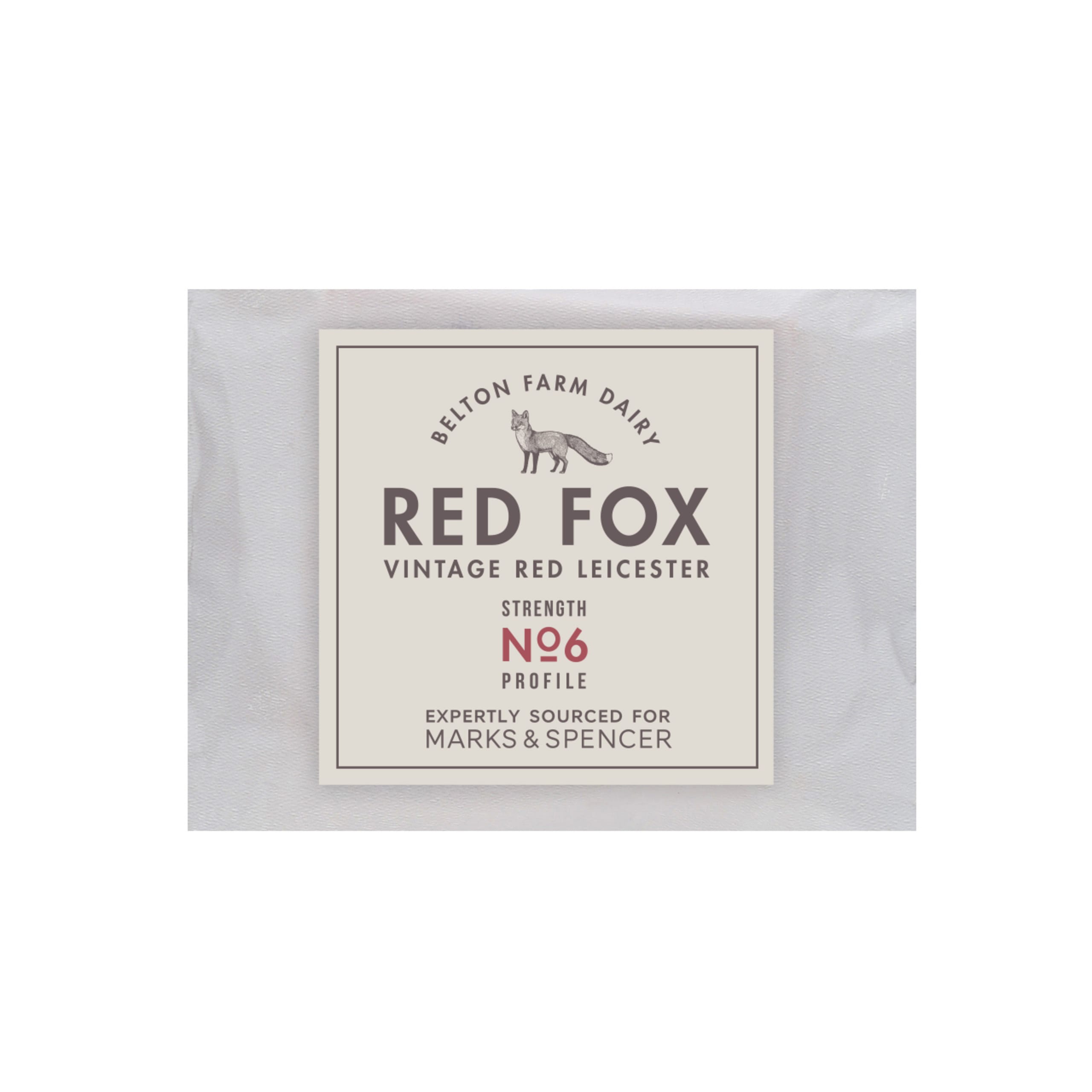 Vintage Red Fox Red Leicester Cheese 1 of 1