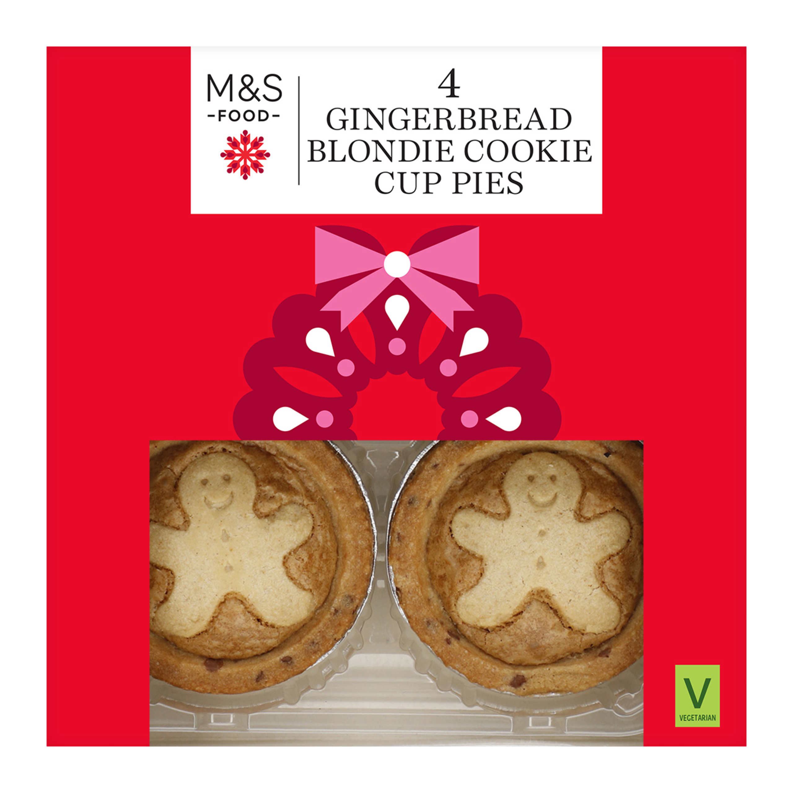 Gingerbread Blondie Cookie Cup Pies 1 of 2