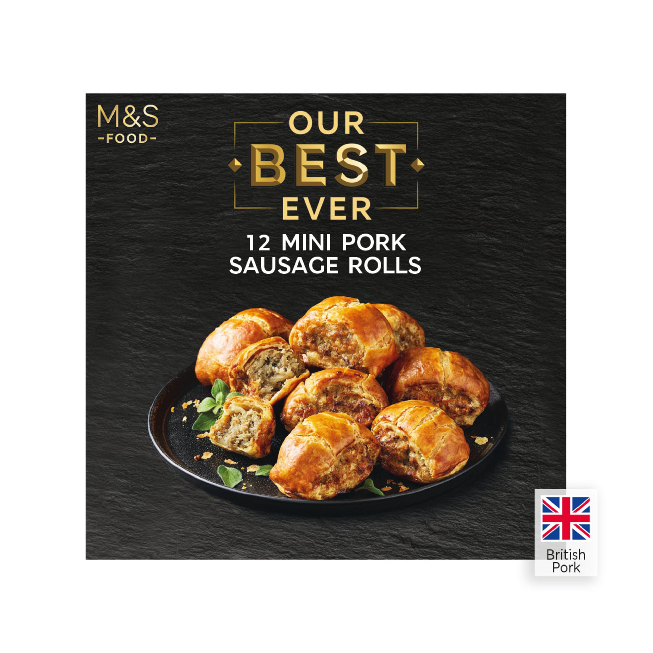 12 Mini Pork Sausage Rolls 1 of 1