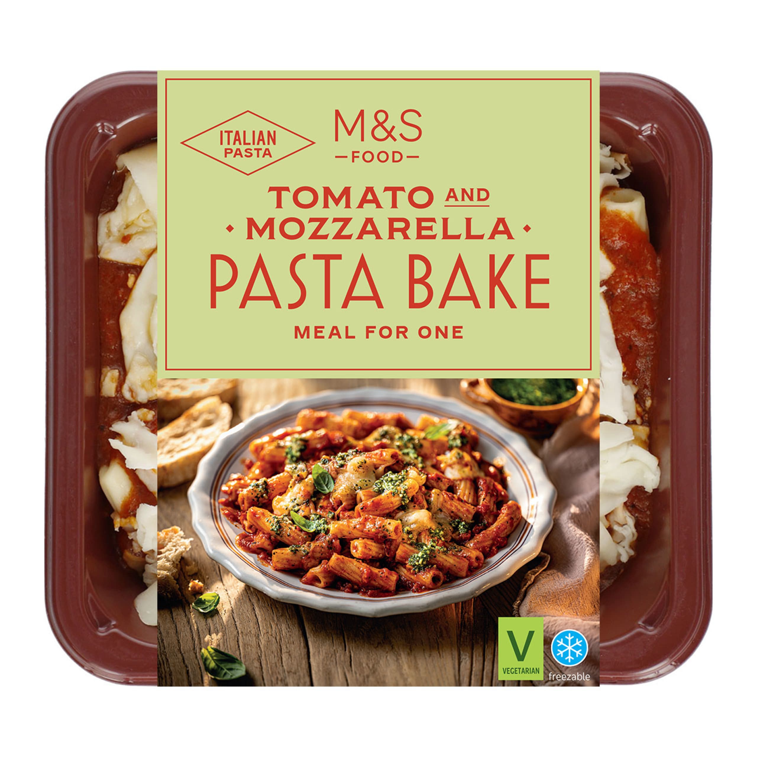 Tomato and Mozzarella Pasta Bake 1 of 2