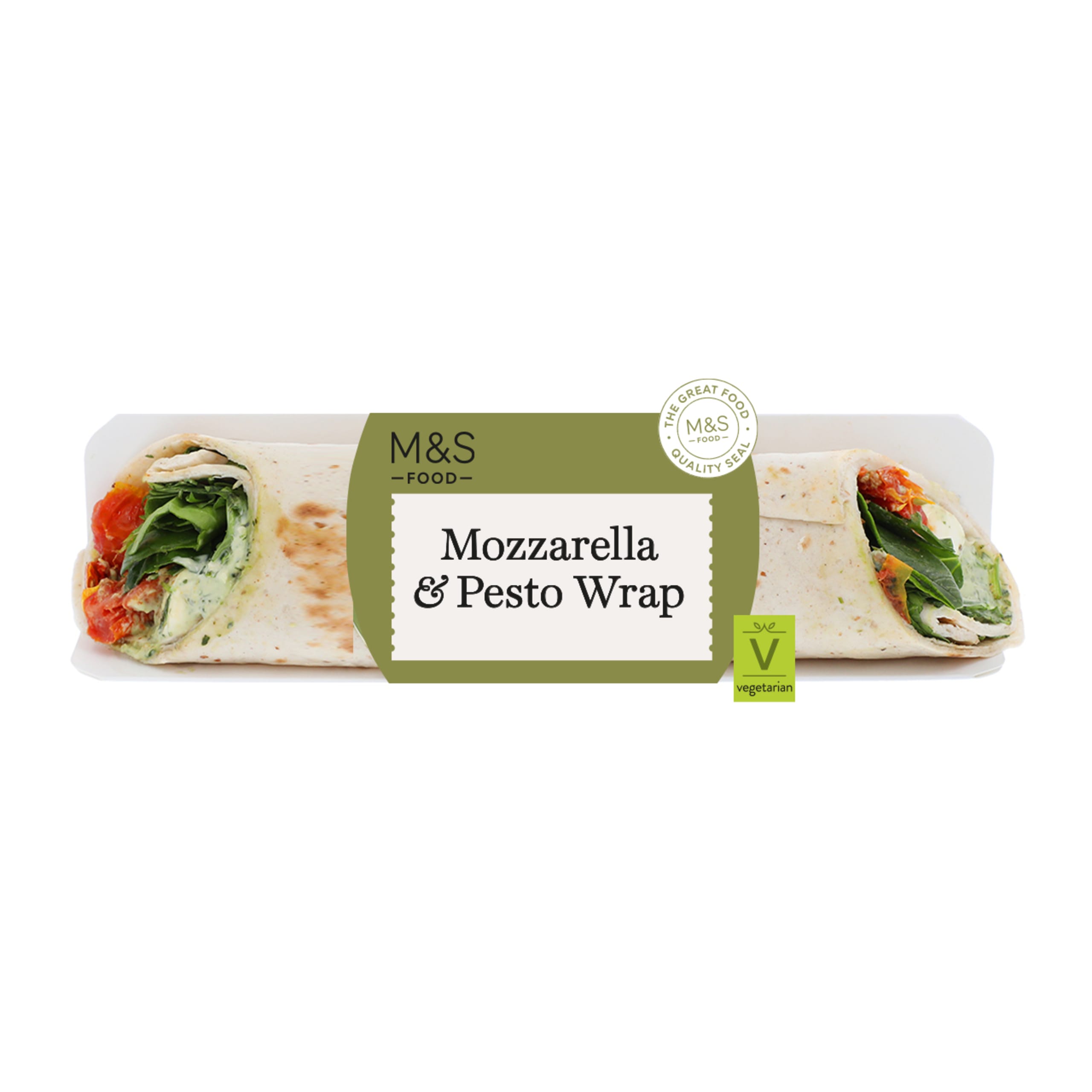 Mozzarella and Pesto Wrap 1 of 1