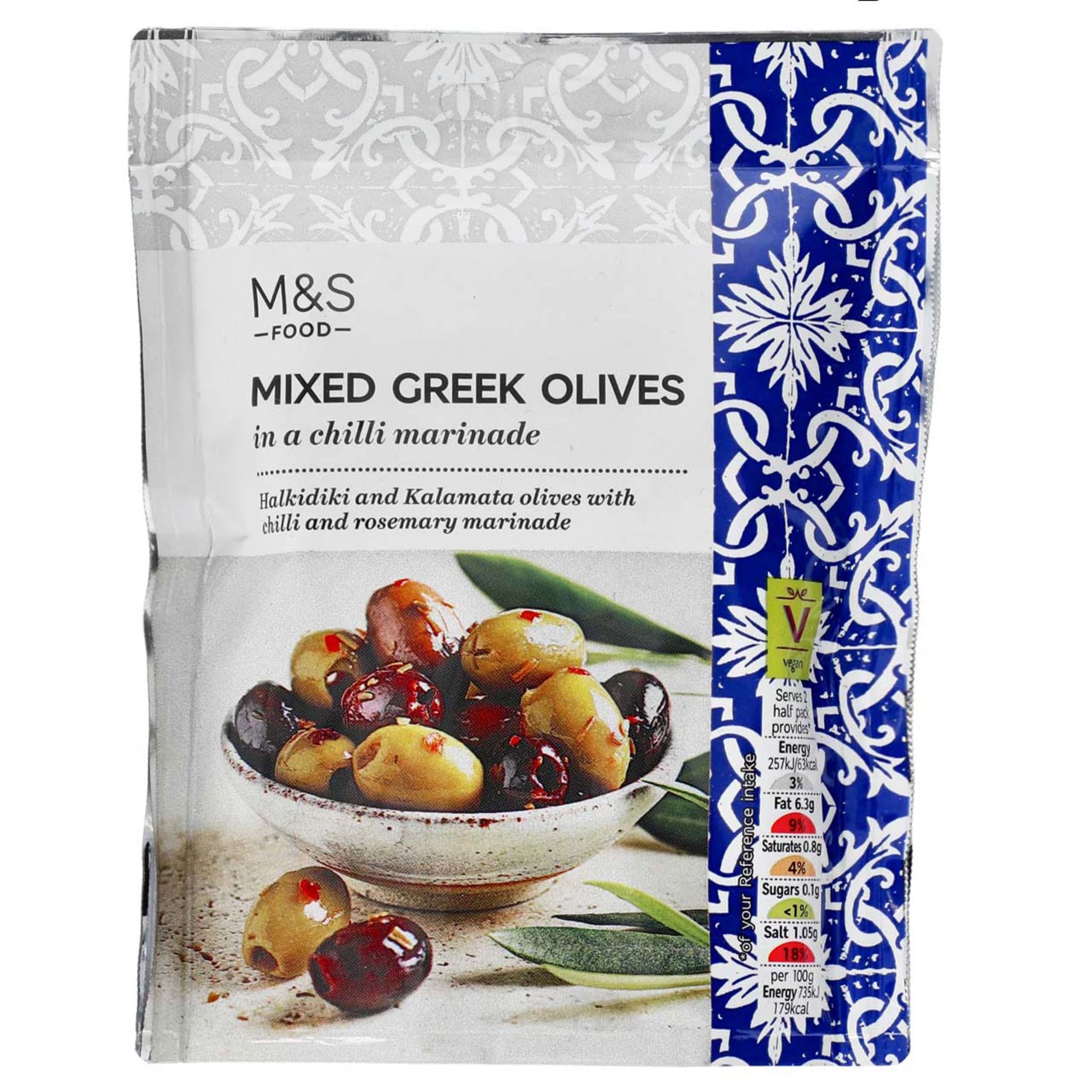 Mixed Greek Olives in a Chilli Marinade 1 of 2