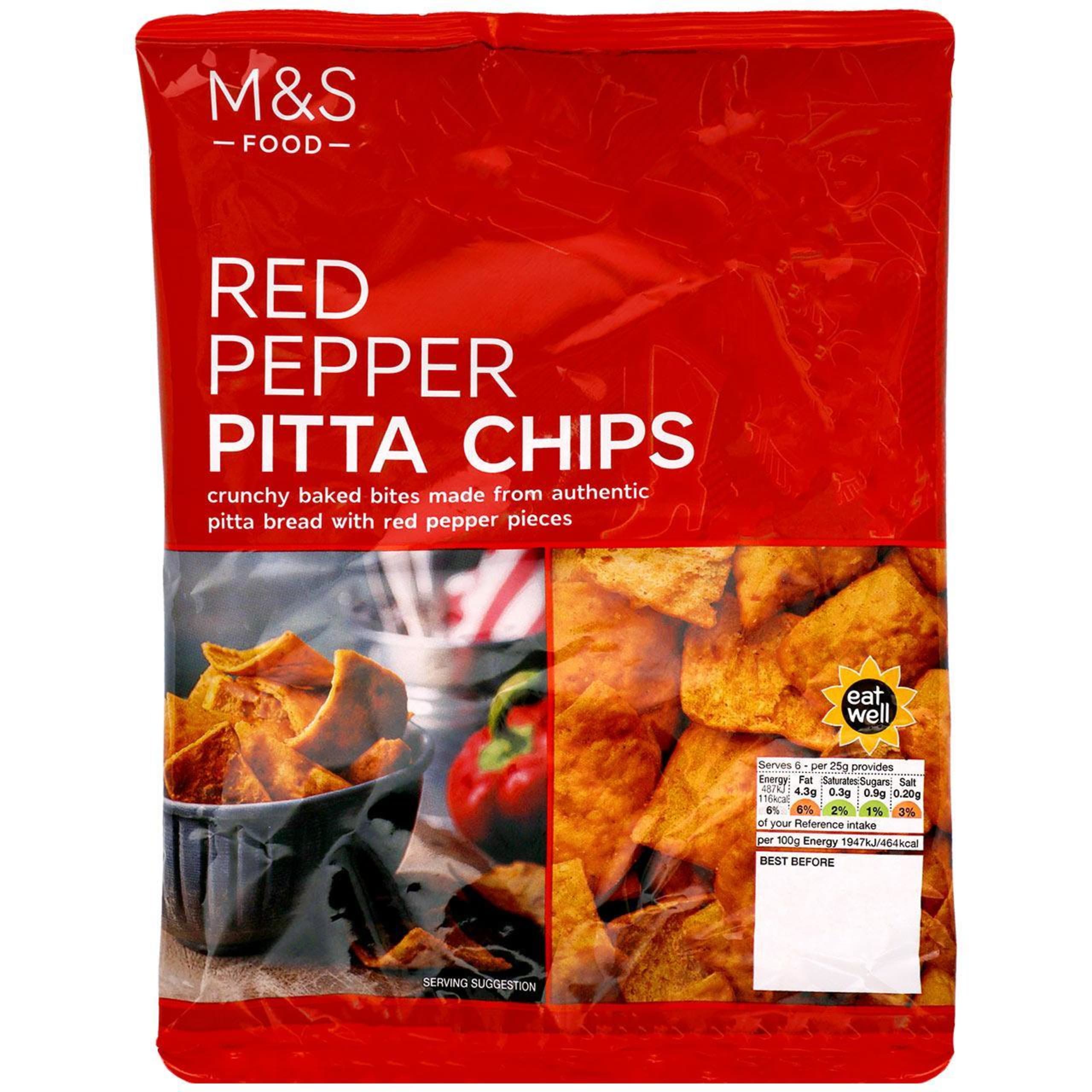 Red Pepper Pitta Chips 1 of 1