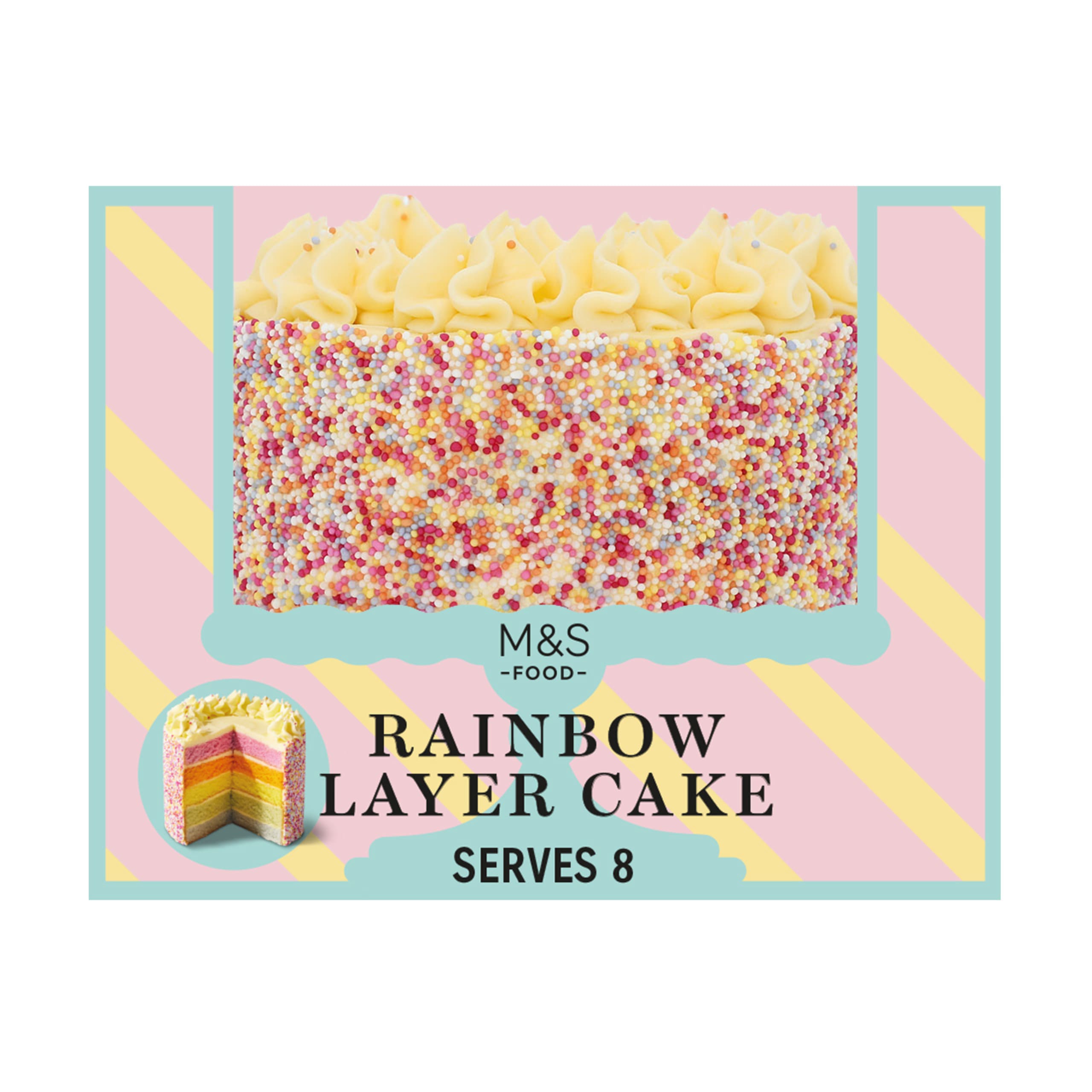 Rainbow Layer Cake 1 of 1