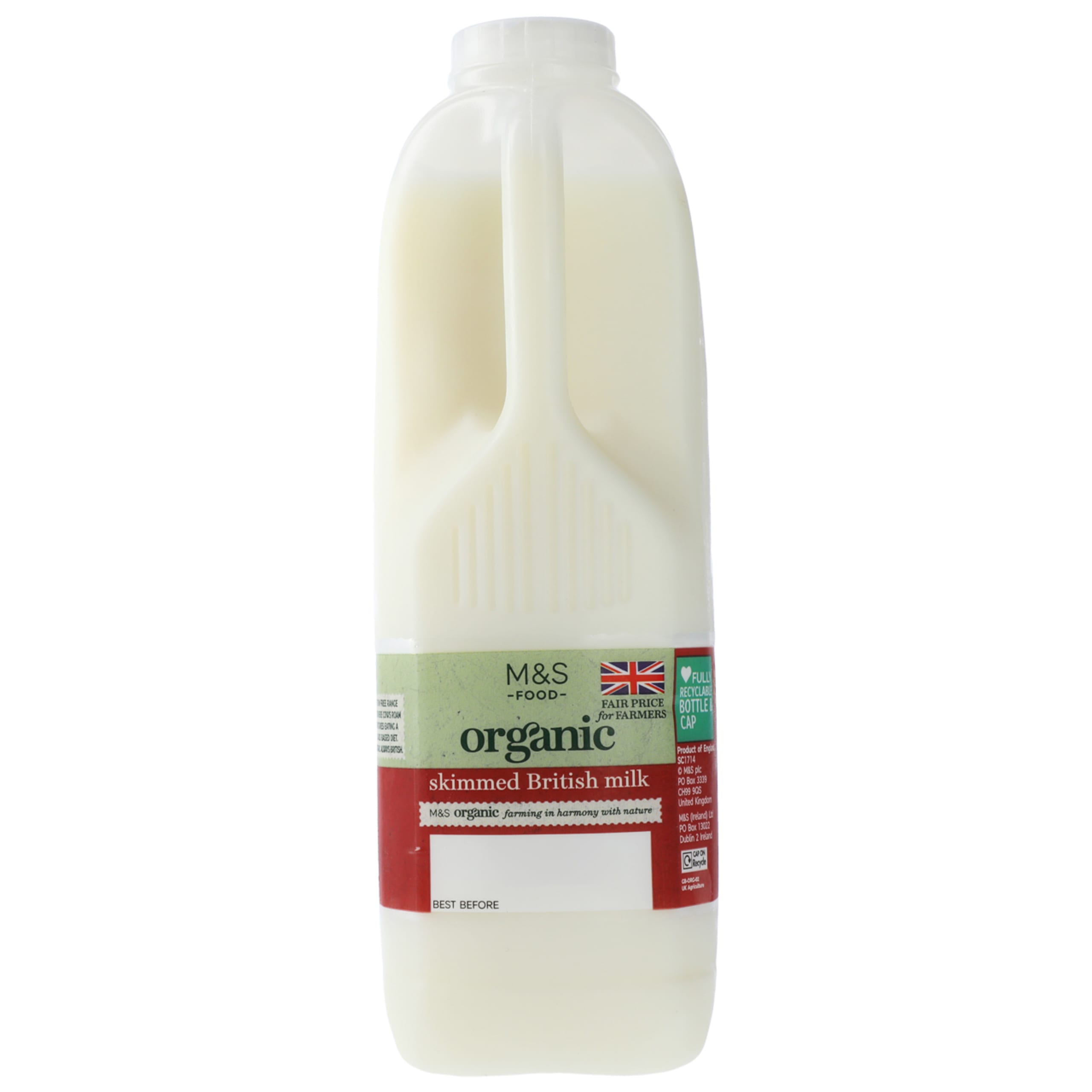Organic Fresh Skimmed Milk 1 of 1