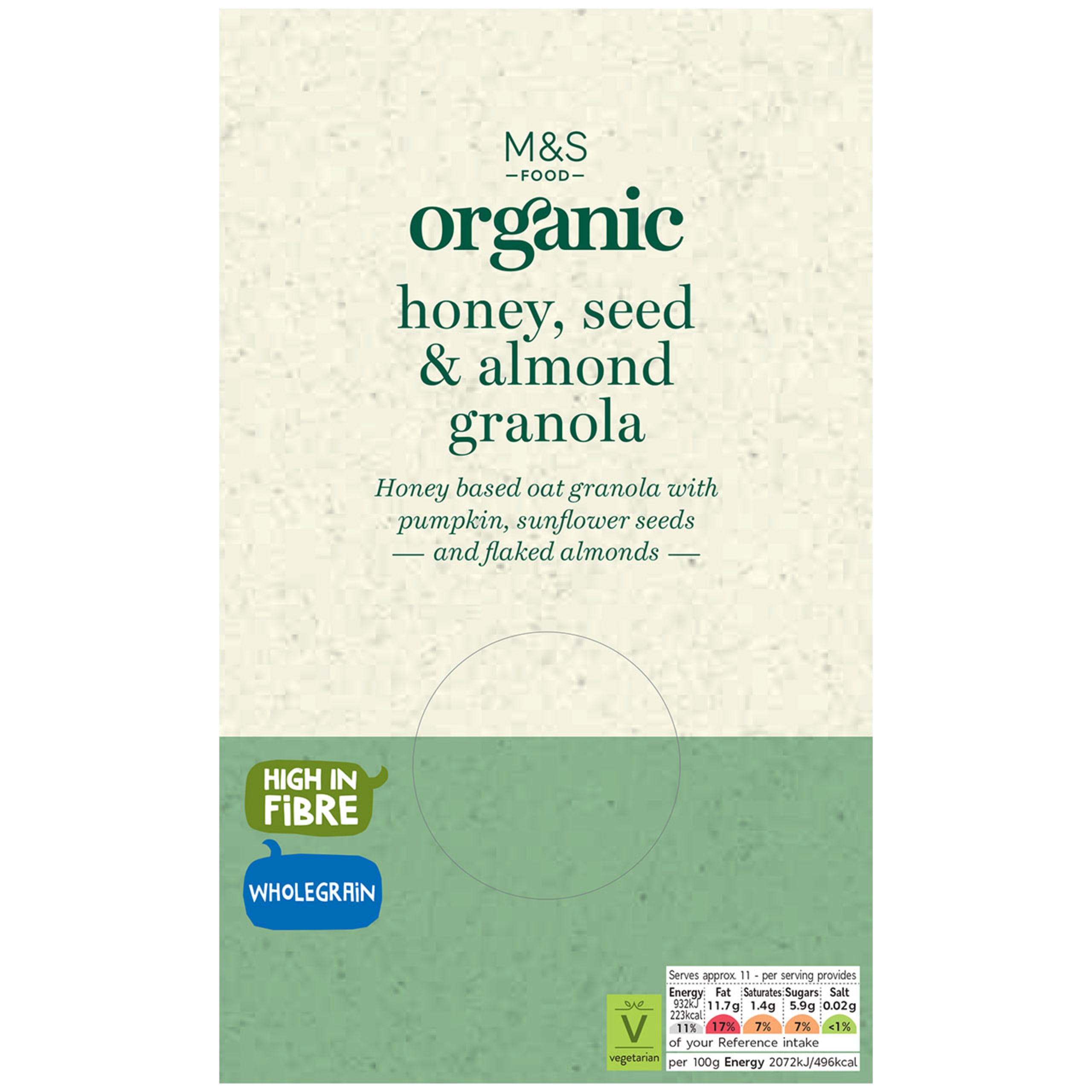 Organic Honey, Seed and Almond Granola 1 of 1