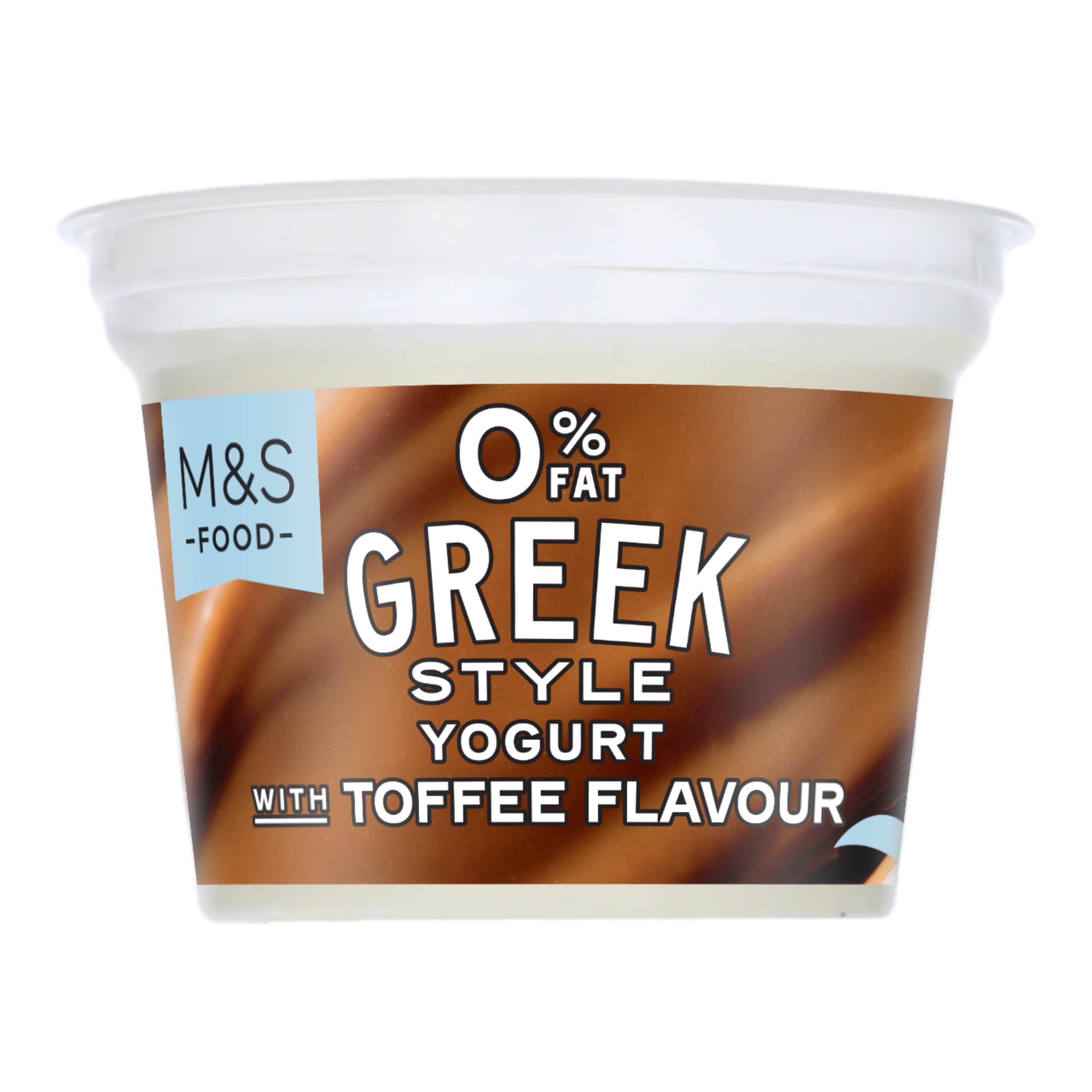 0% Fat Greek Style Yogurt With Toffee Flavour 1 of 1