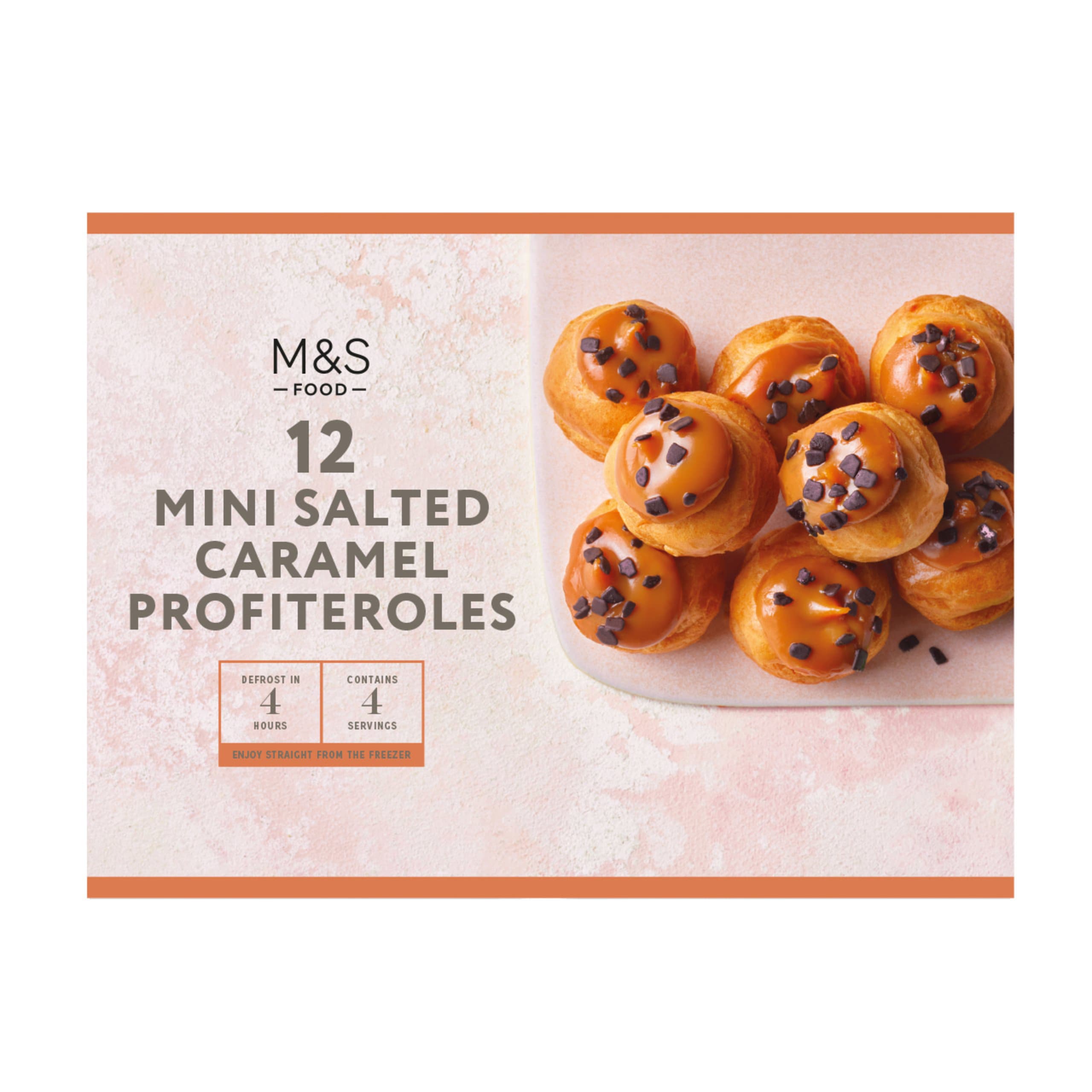 12 Mini Salted Caramel Profiteroles 1 of 1