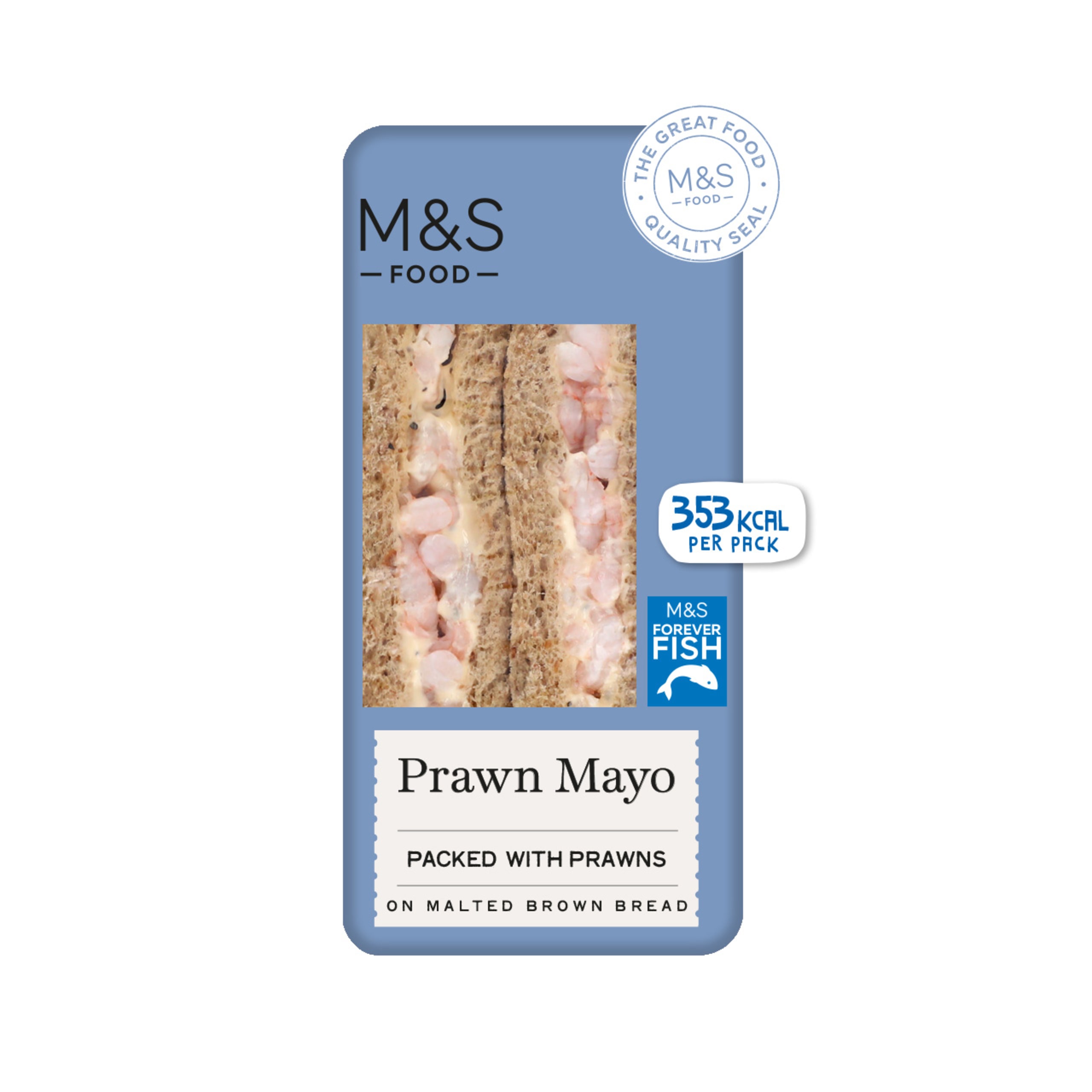 Prawn and Mayonnaise Sandwich 1 of 1