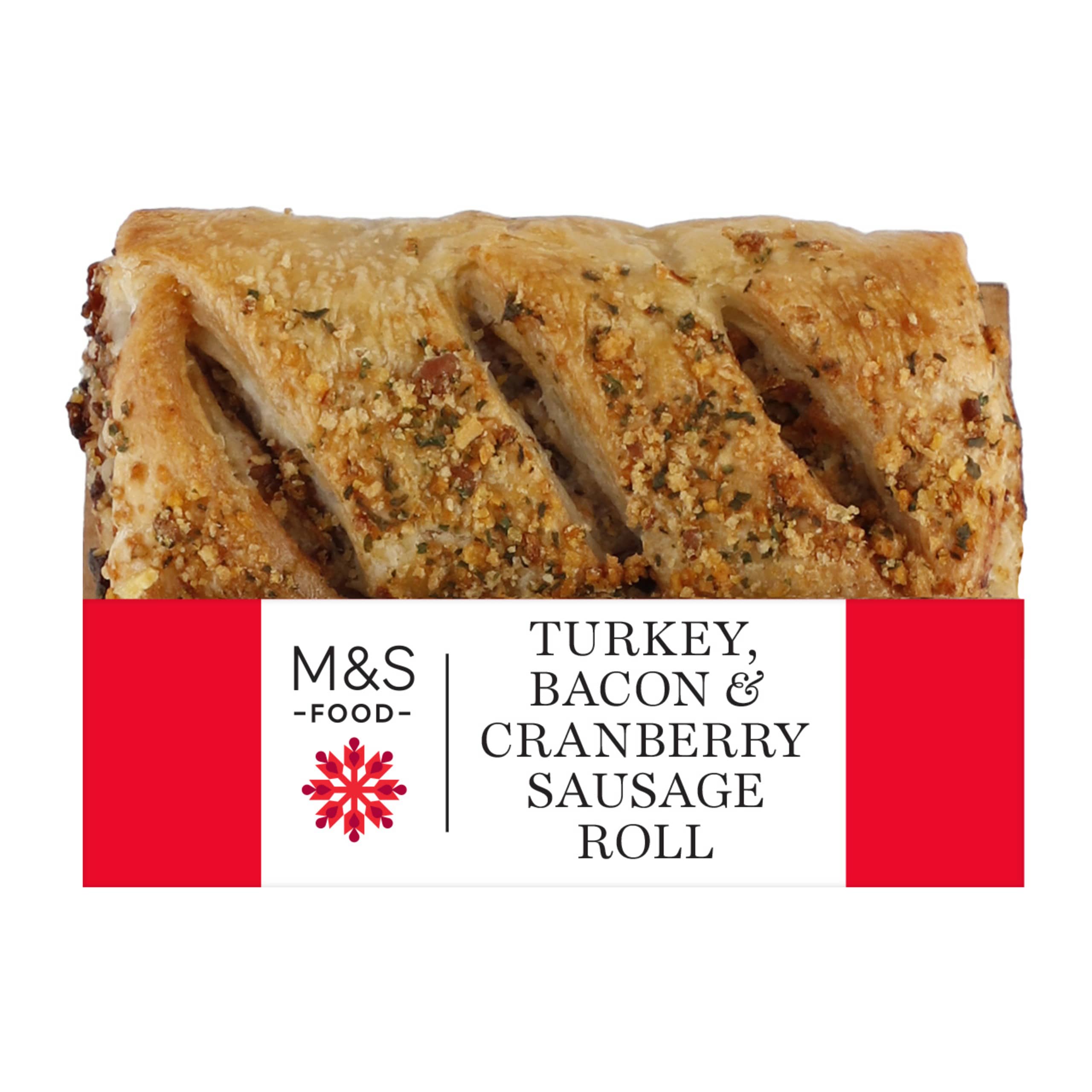 Turkey, Bacon and Cranberry Sausage Roll 1 of 1