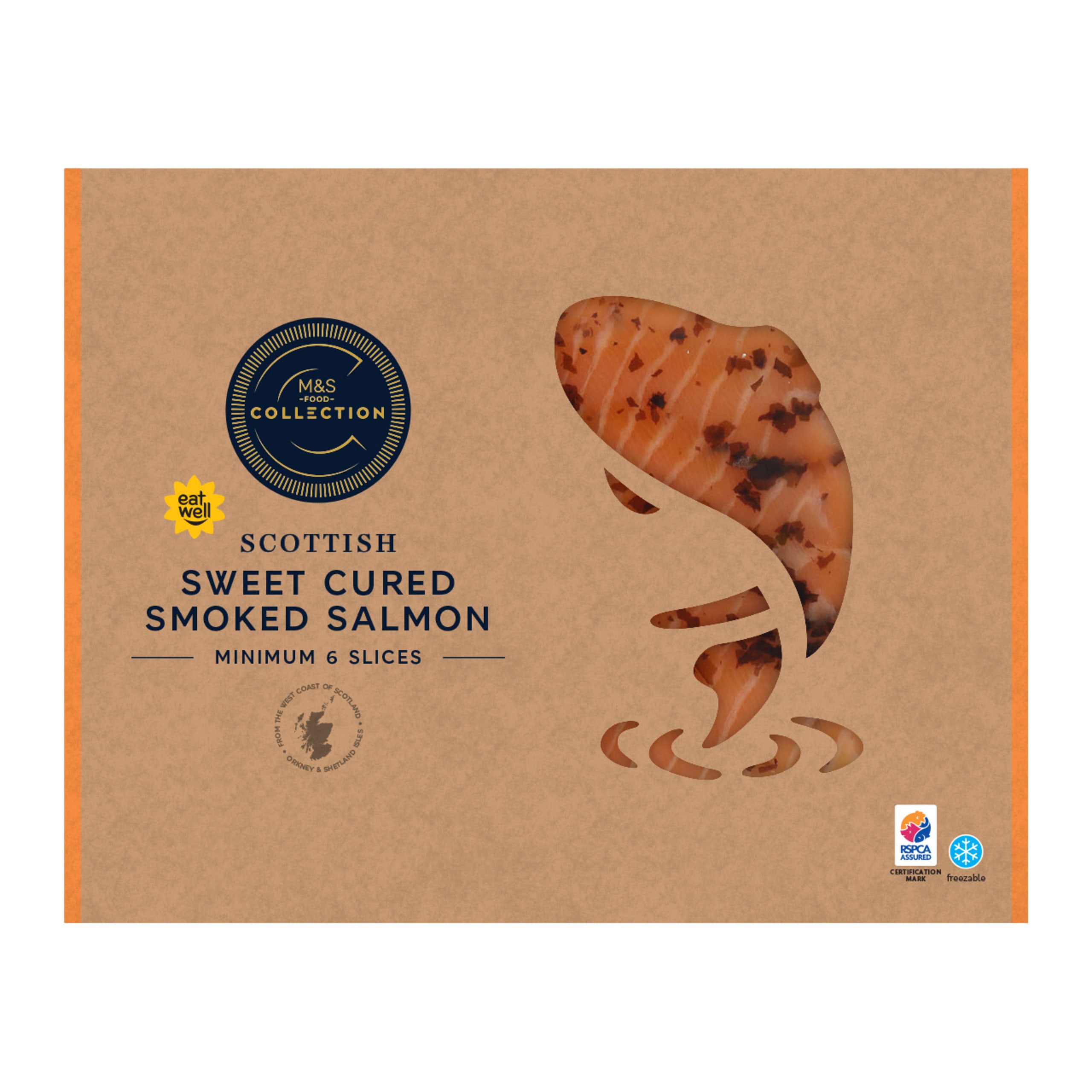 Scottish Sweet Cured Smoked Salmon 1 of 1