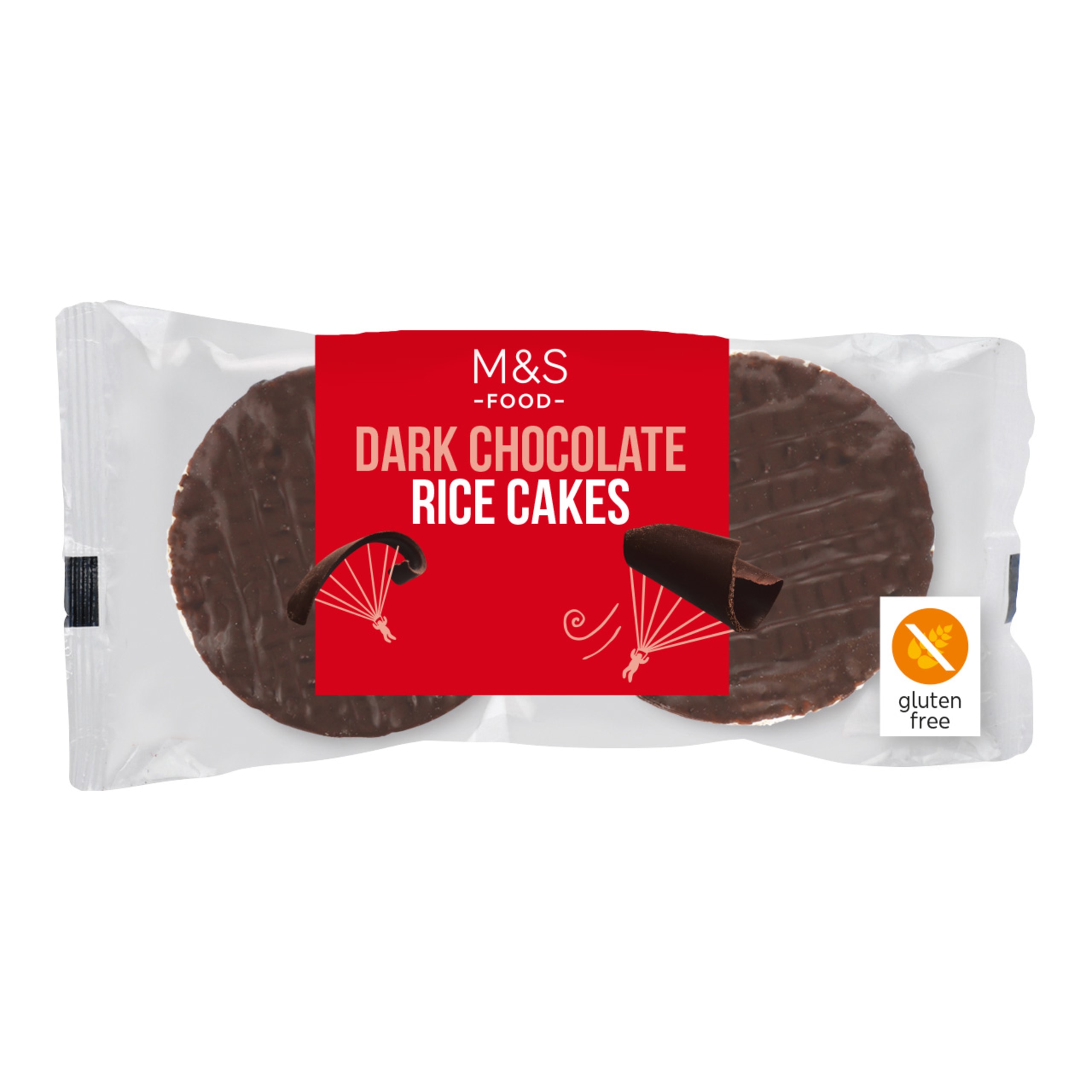 6 Dark Chocolate Rice Cakes 1 of 1