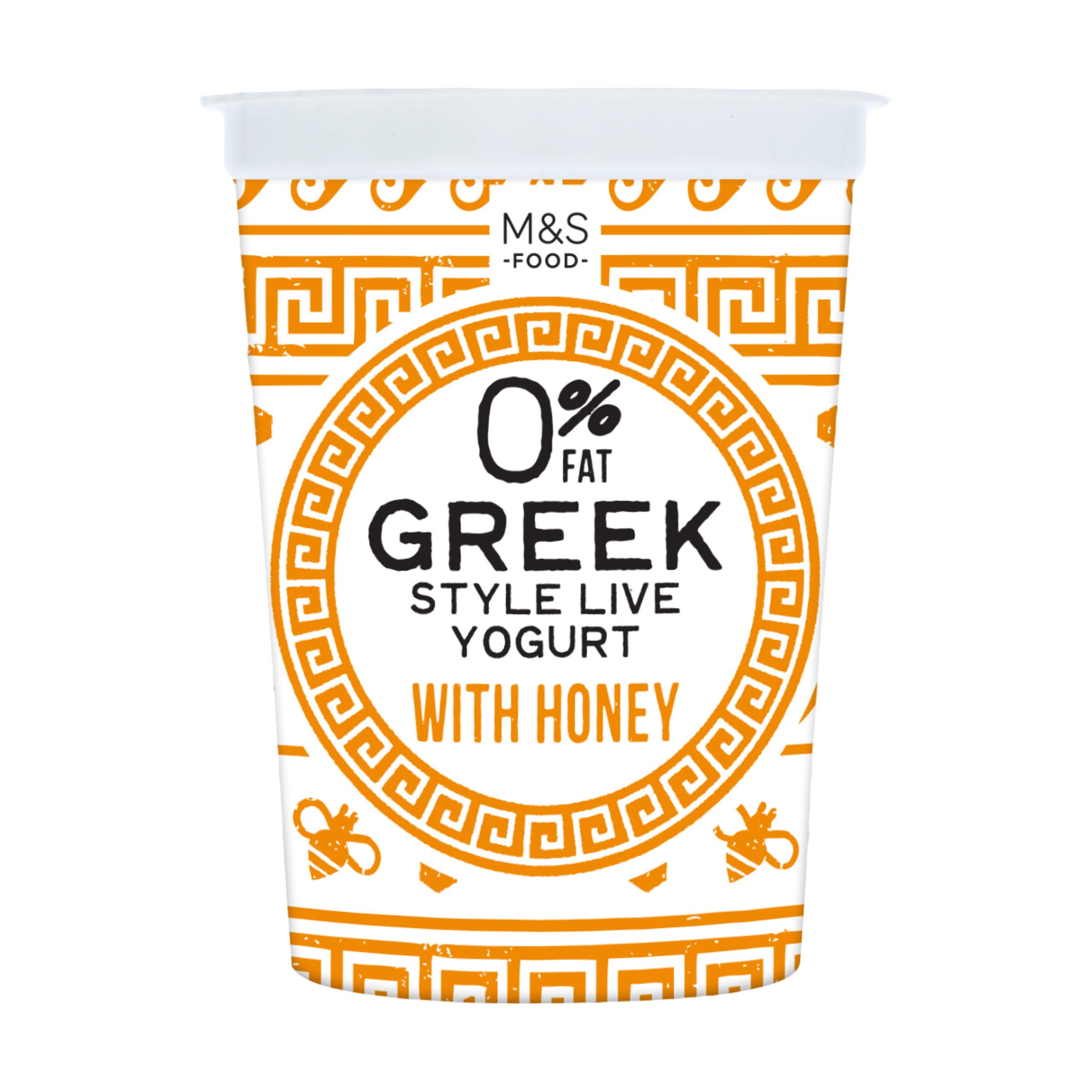 0% Fat Greek Style Live Yogurt with Honey 1 of 1