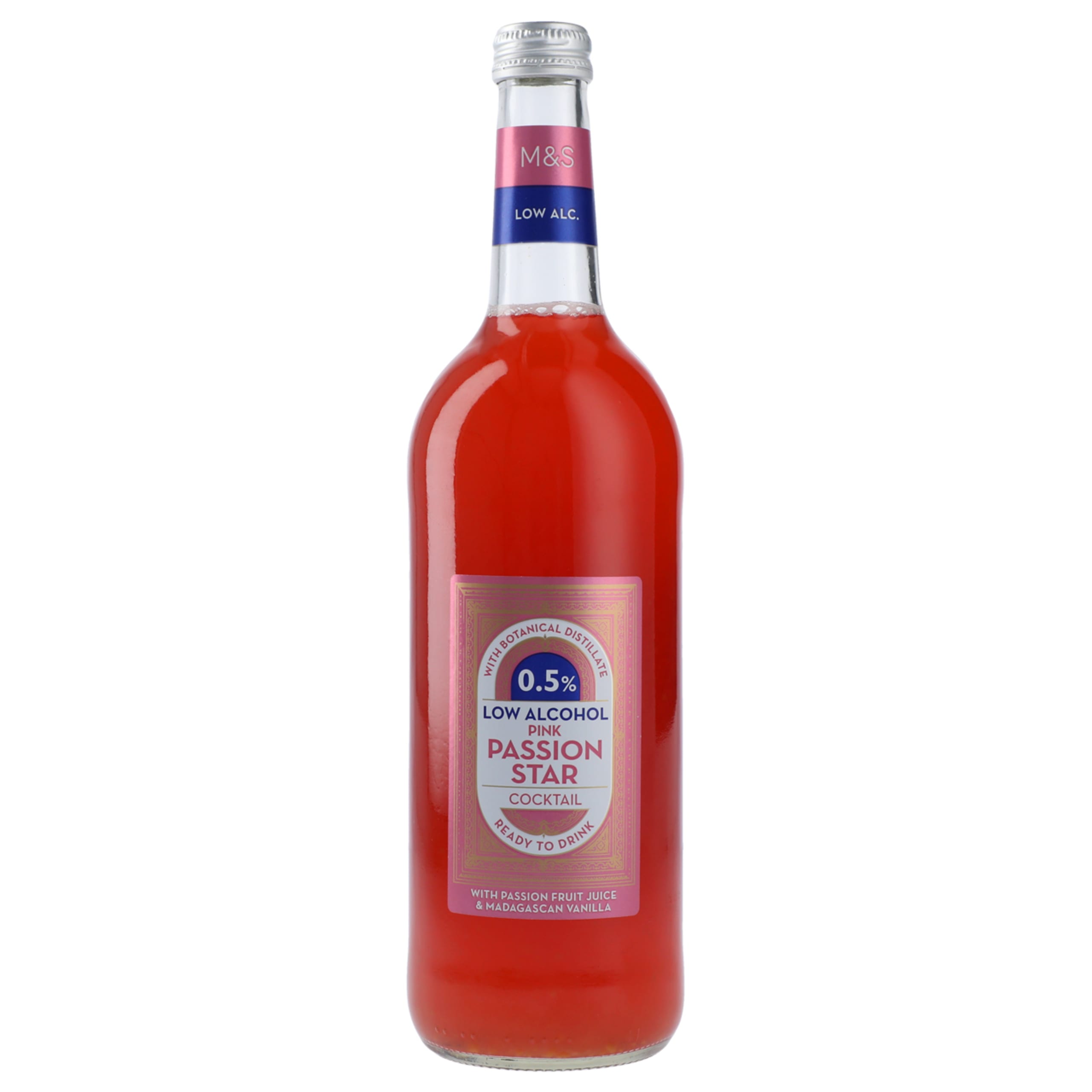 0.5% Low Alcohol Pink Passion Star Cocktail 1 of 1